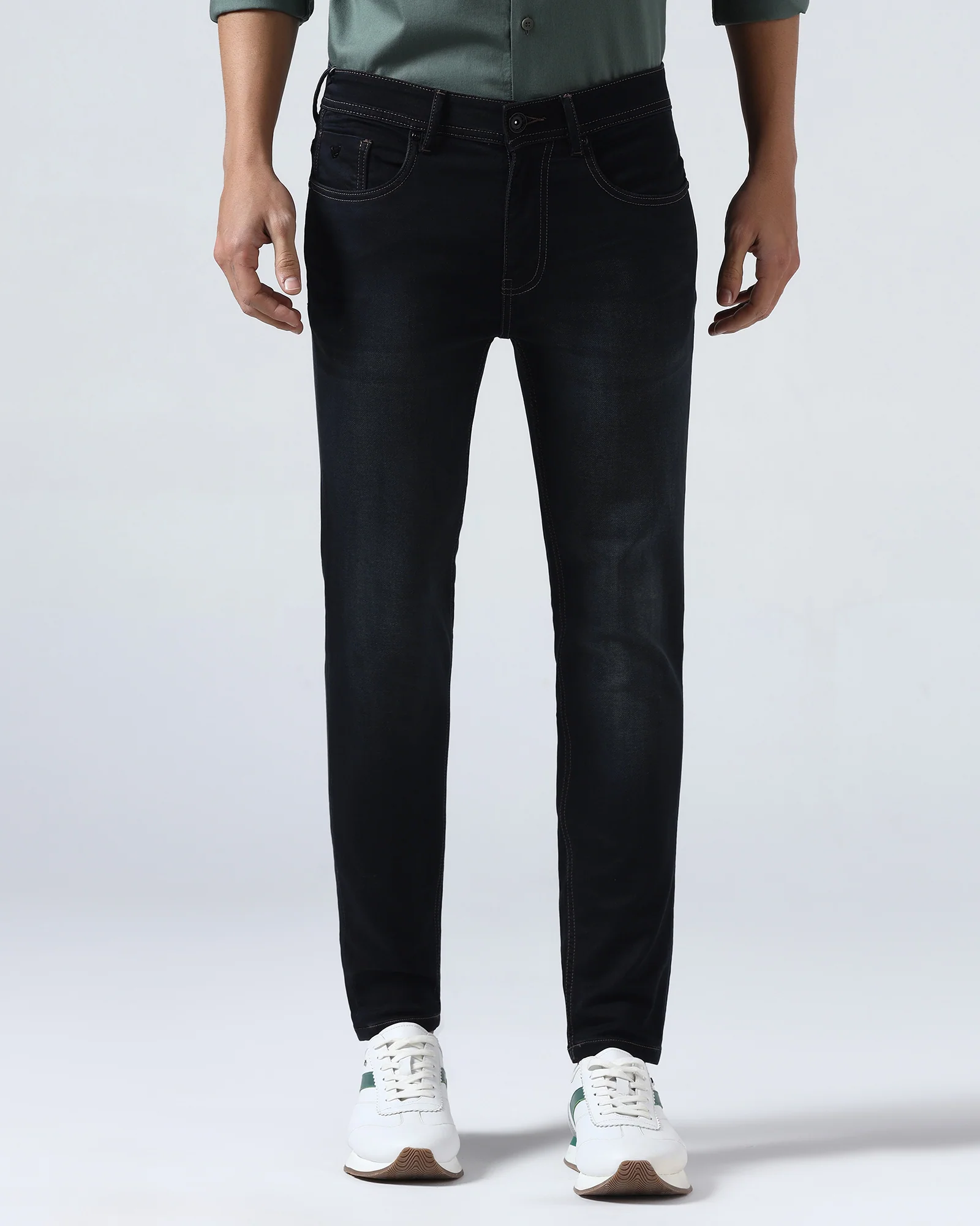 Indigo Ultrasoft Skinny Cropped Jeans - Clay - Image 3