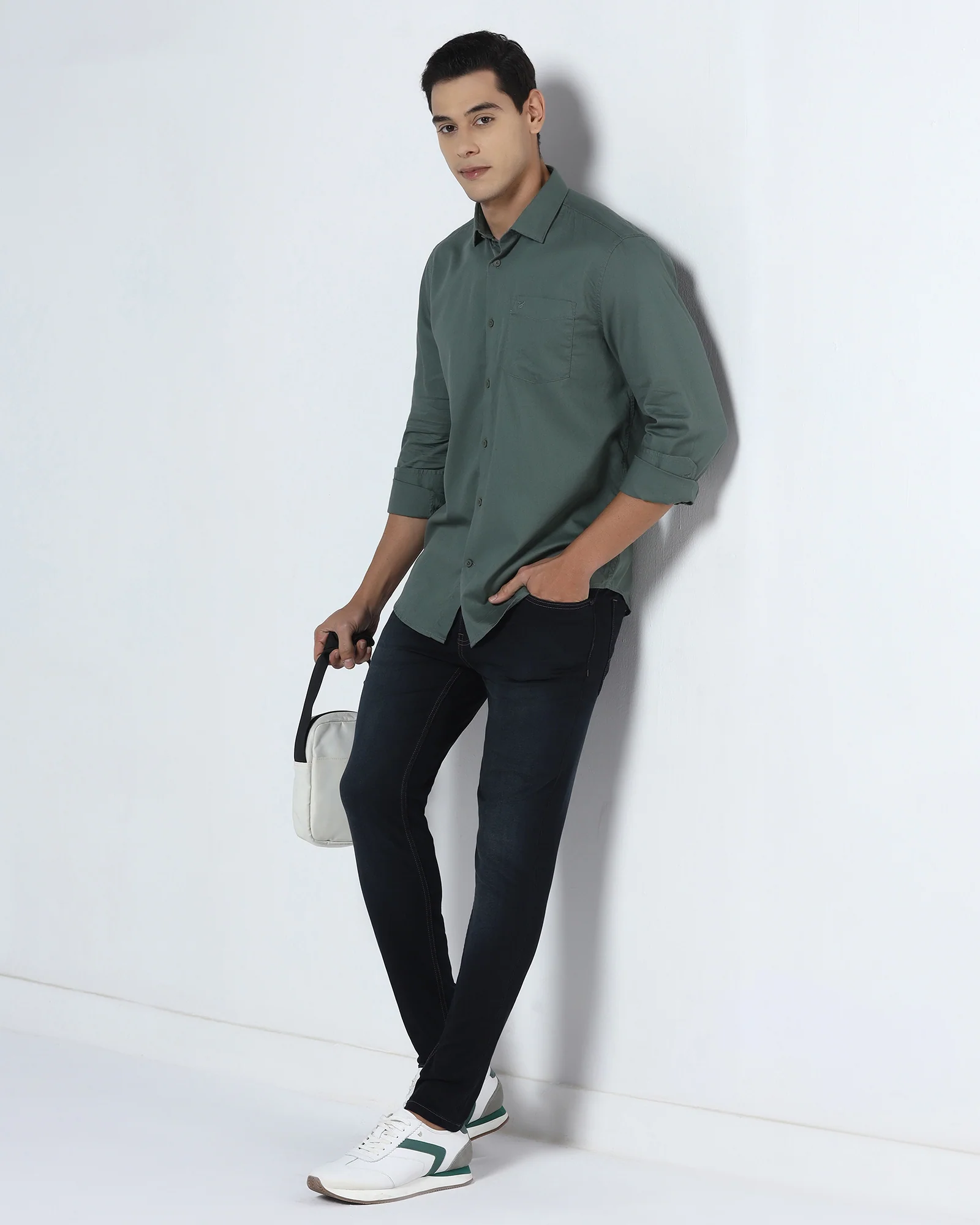 Indigo Ultrasoft Skinny Cropped Jeans - Clay - Image 7