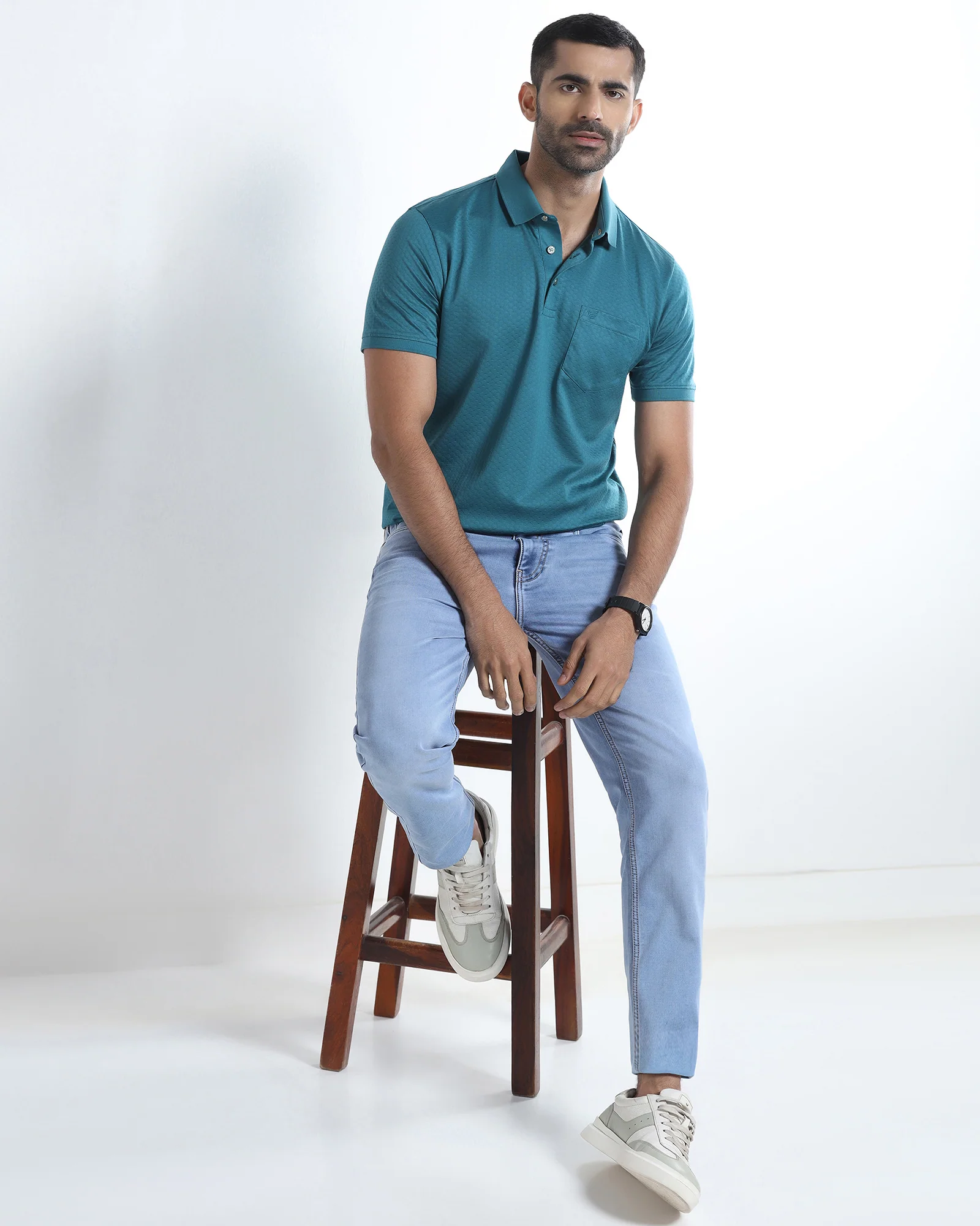 Indigo Ultrasoft Slim Fit Jeans - Avicus - Image 7