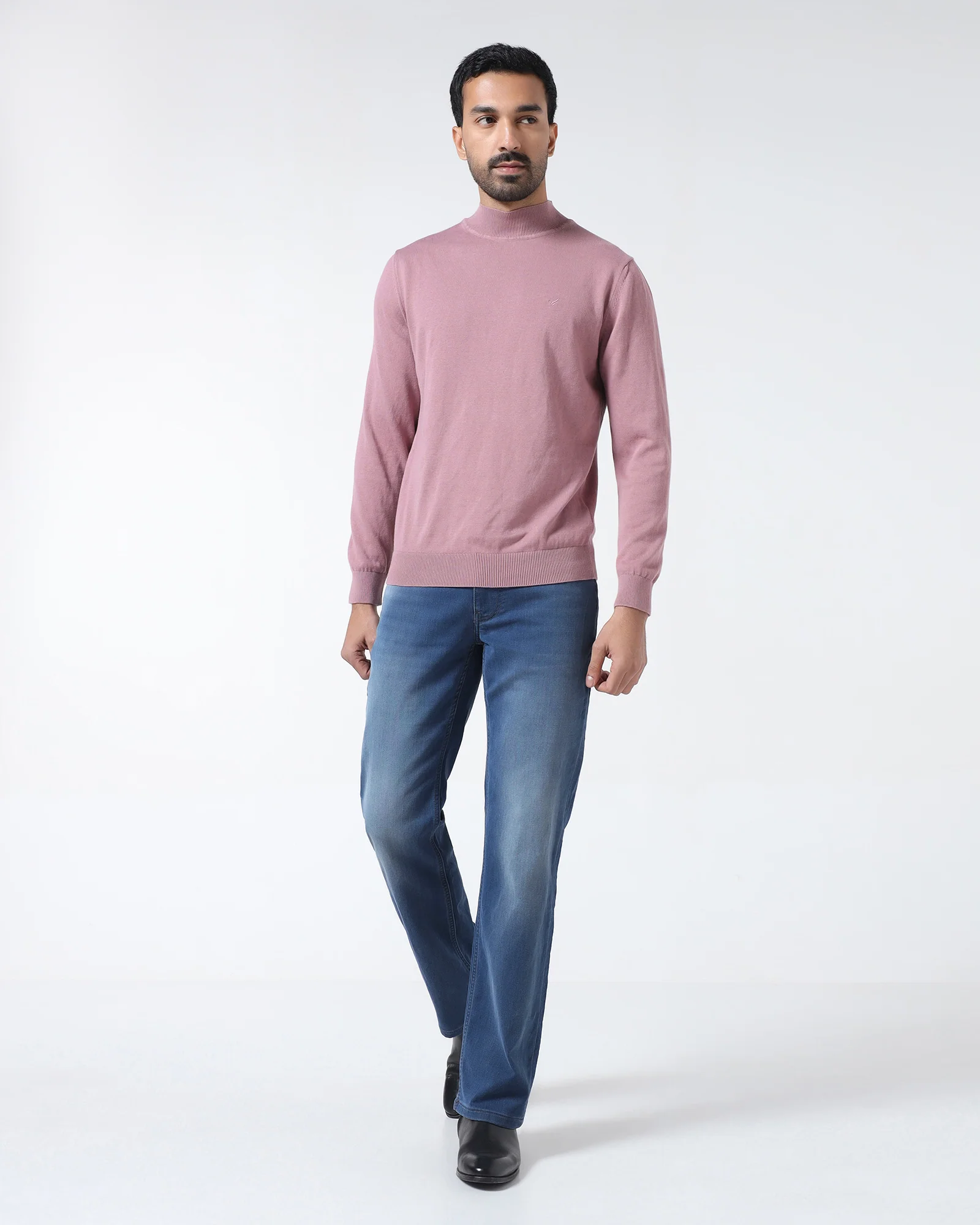 Indigo Ultrasoft Straight Comfort Jeans - Hendrix