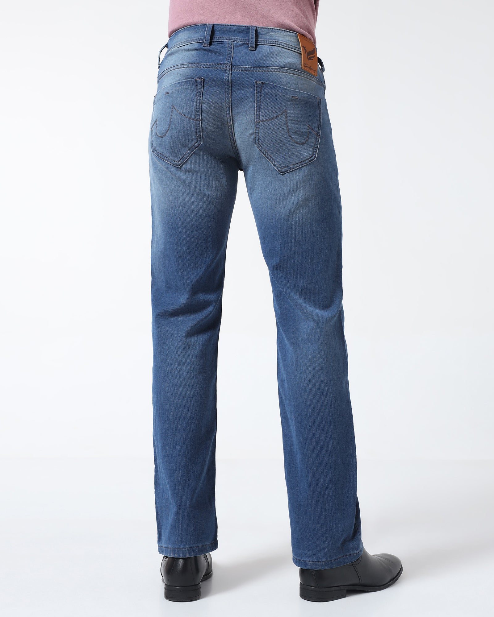 Indigo Ultrasoft Straight Comfort Jeans - Hendrix - Image 2