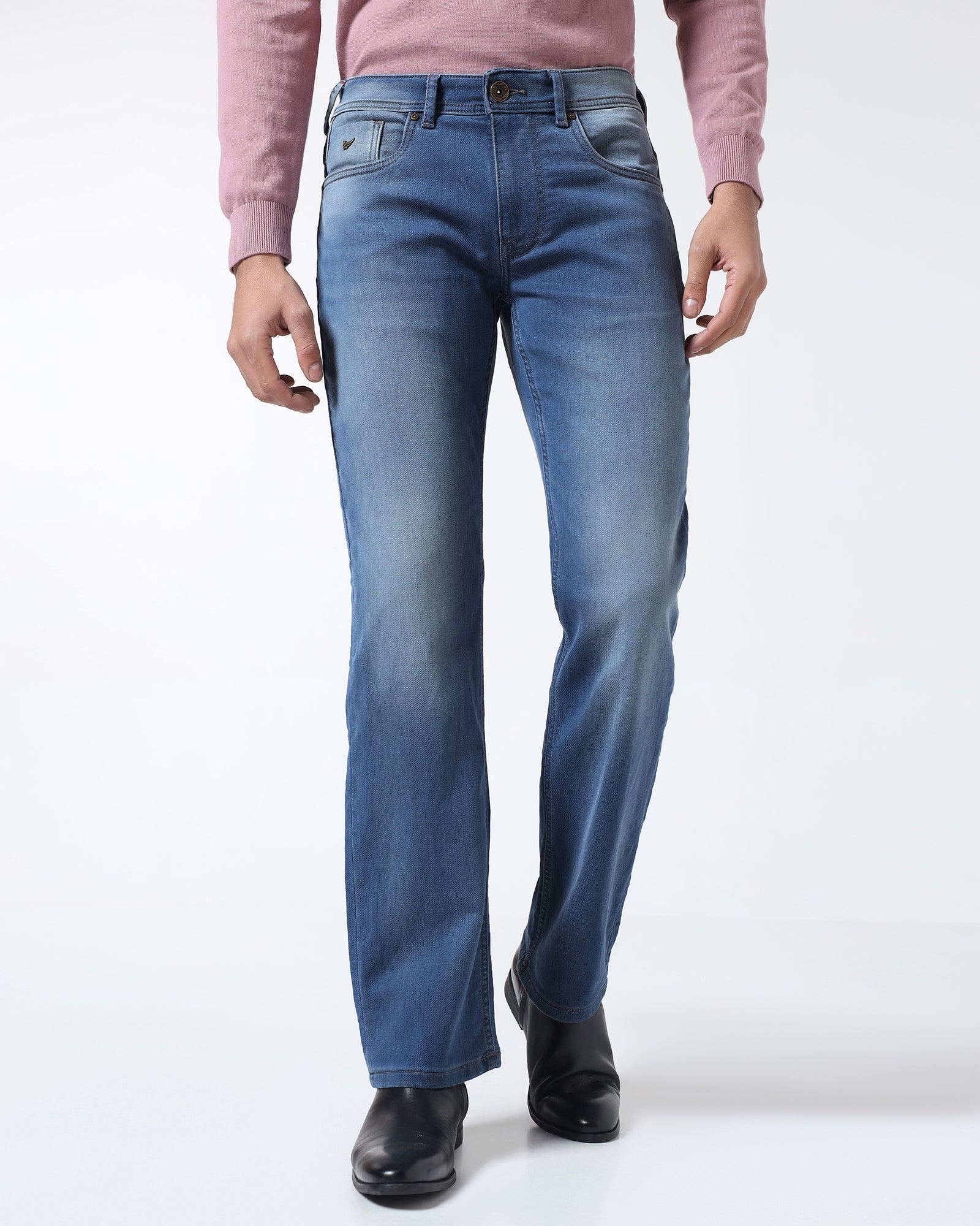 Indigo Ultrasoft Straight Comfort Jeans - Hendrix - Image 3