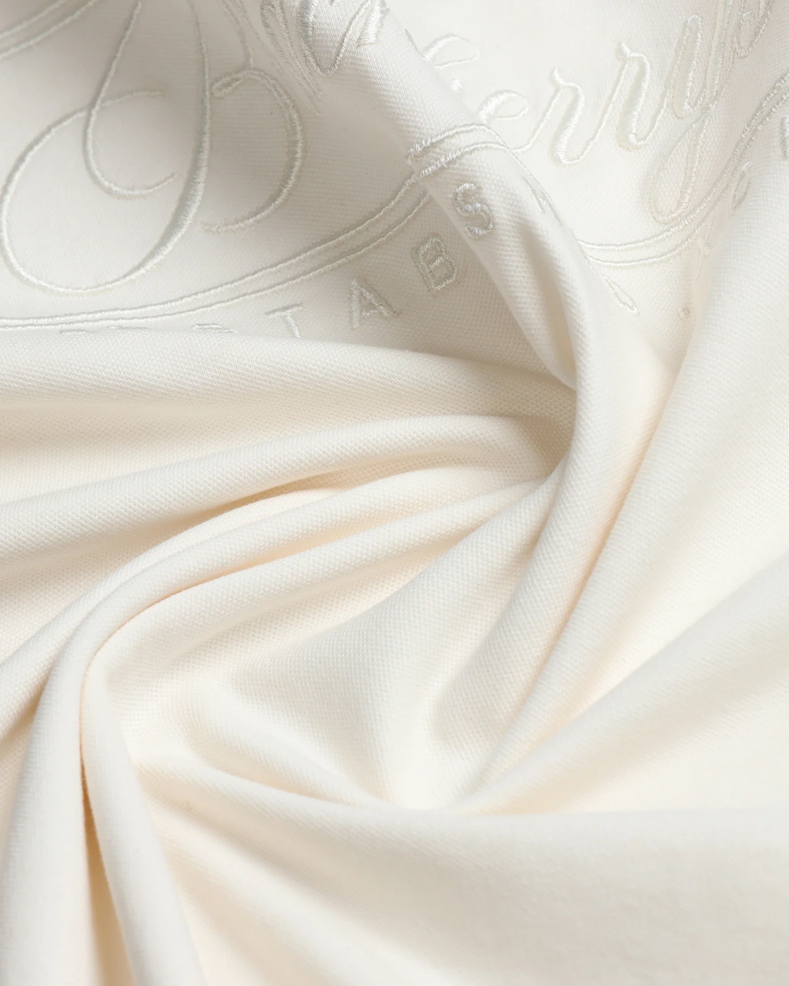 Ivory White Solid Polo - Grand - Image 6