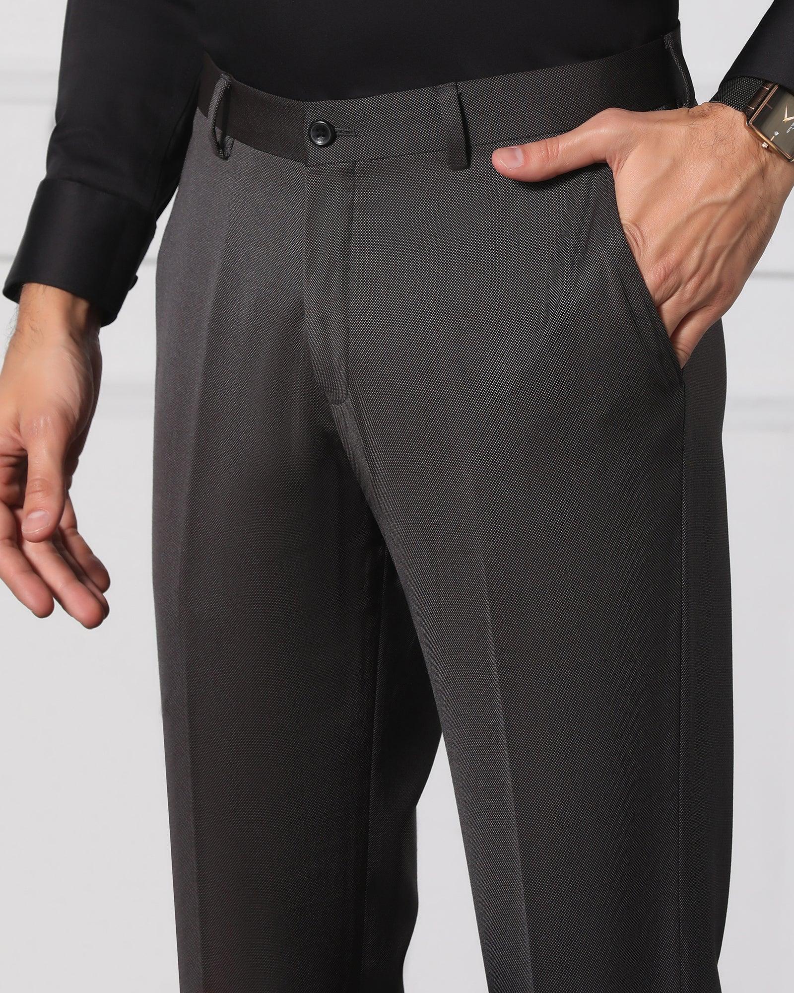 Must Haves Three Piece Grey Solid Formal Suit - Jaguar - Image 6