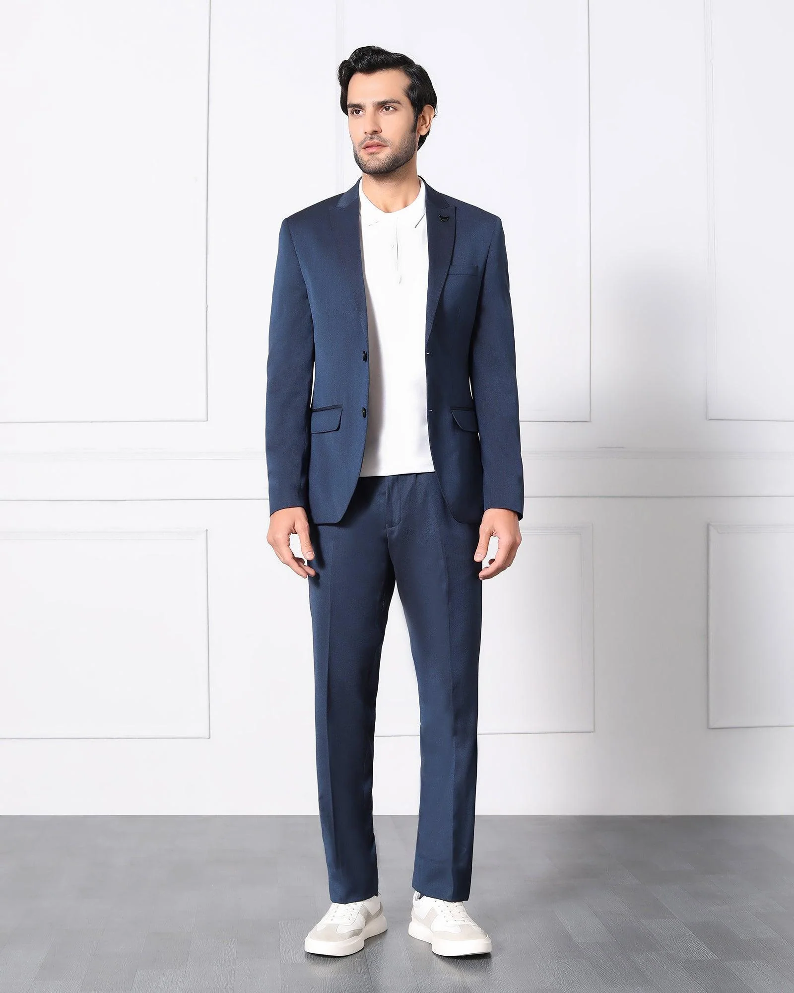 Must Haves Three Piece Midnight Navy Solid Formal Suit - Jaguar - Image 8