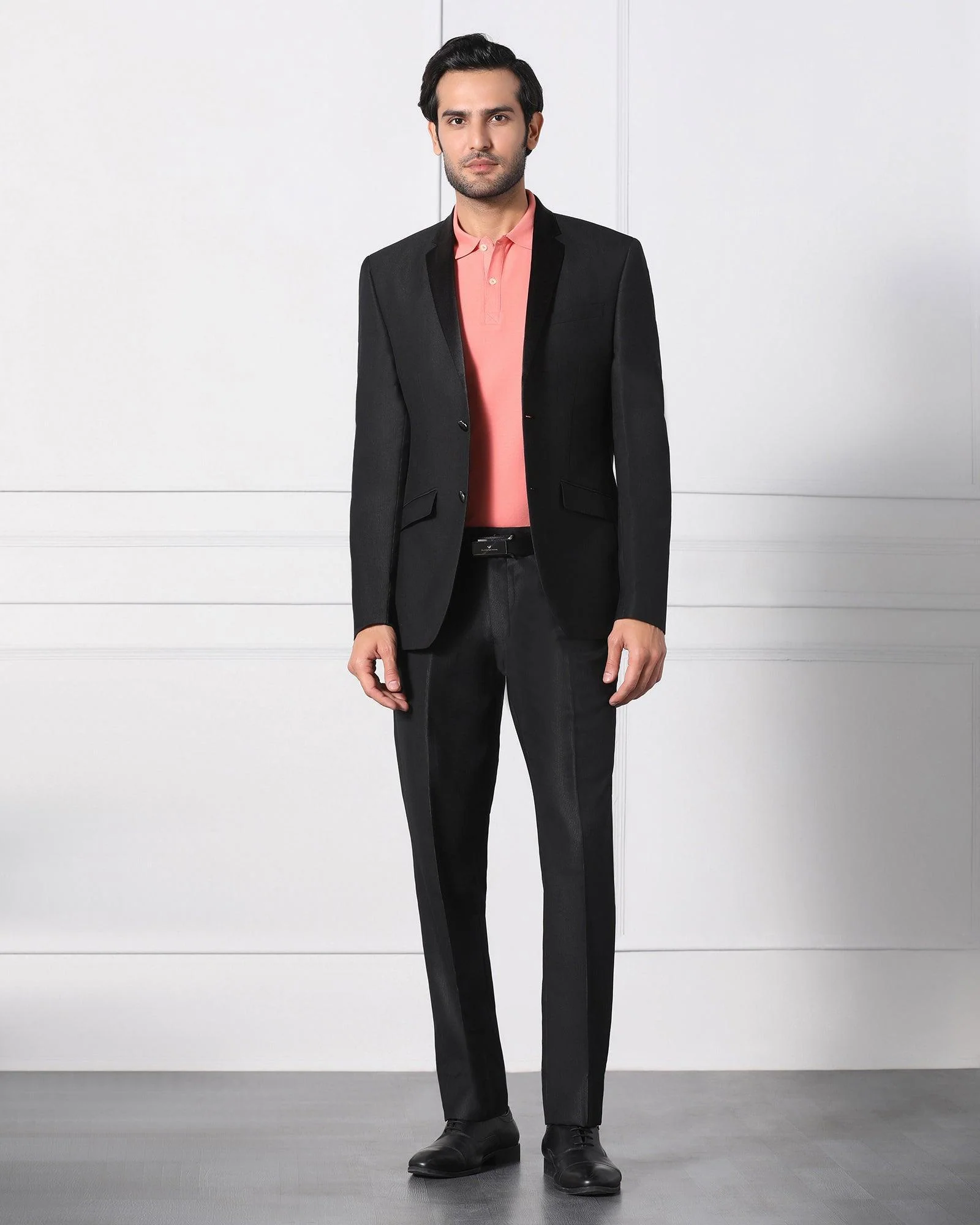 Must Haves Three Piece Black Solid Formal Suit - Jaydon - Image 9