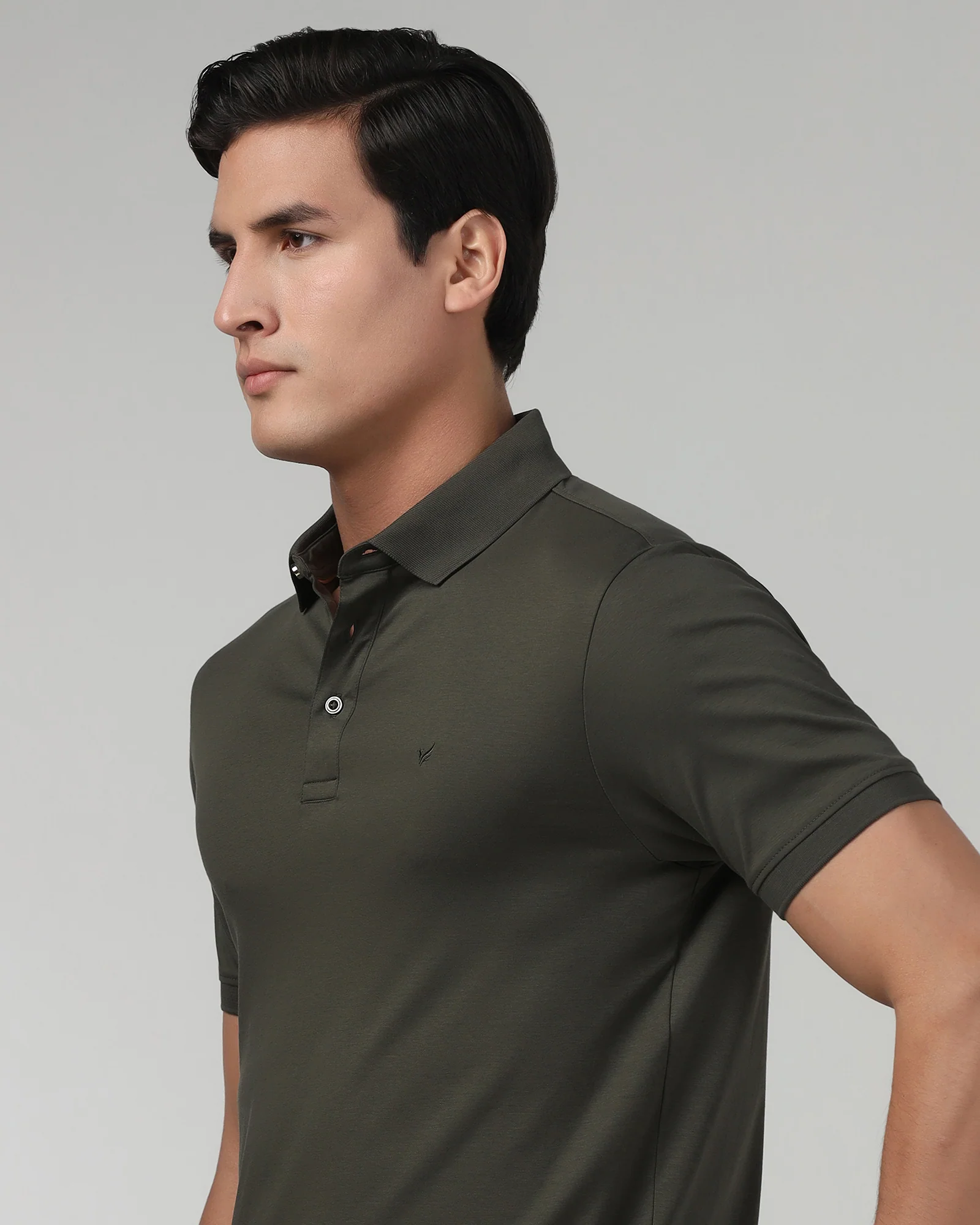 Kelp Luxe Solid Polo - Toll - Image 4