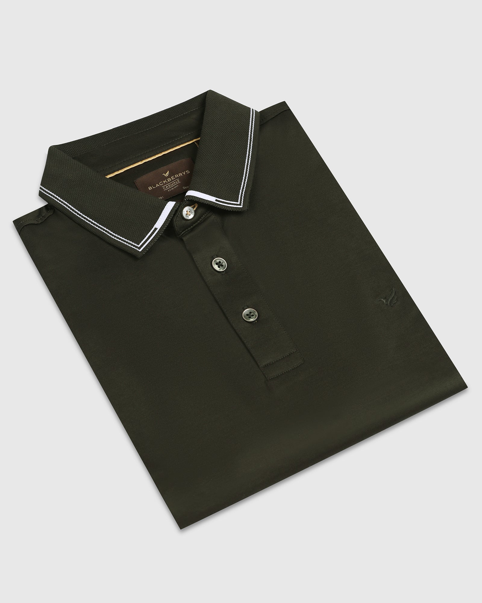 Kelp Solid Polo - Mond - Image 5