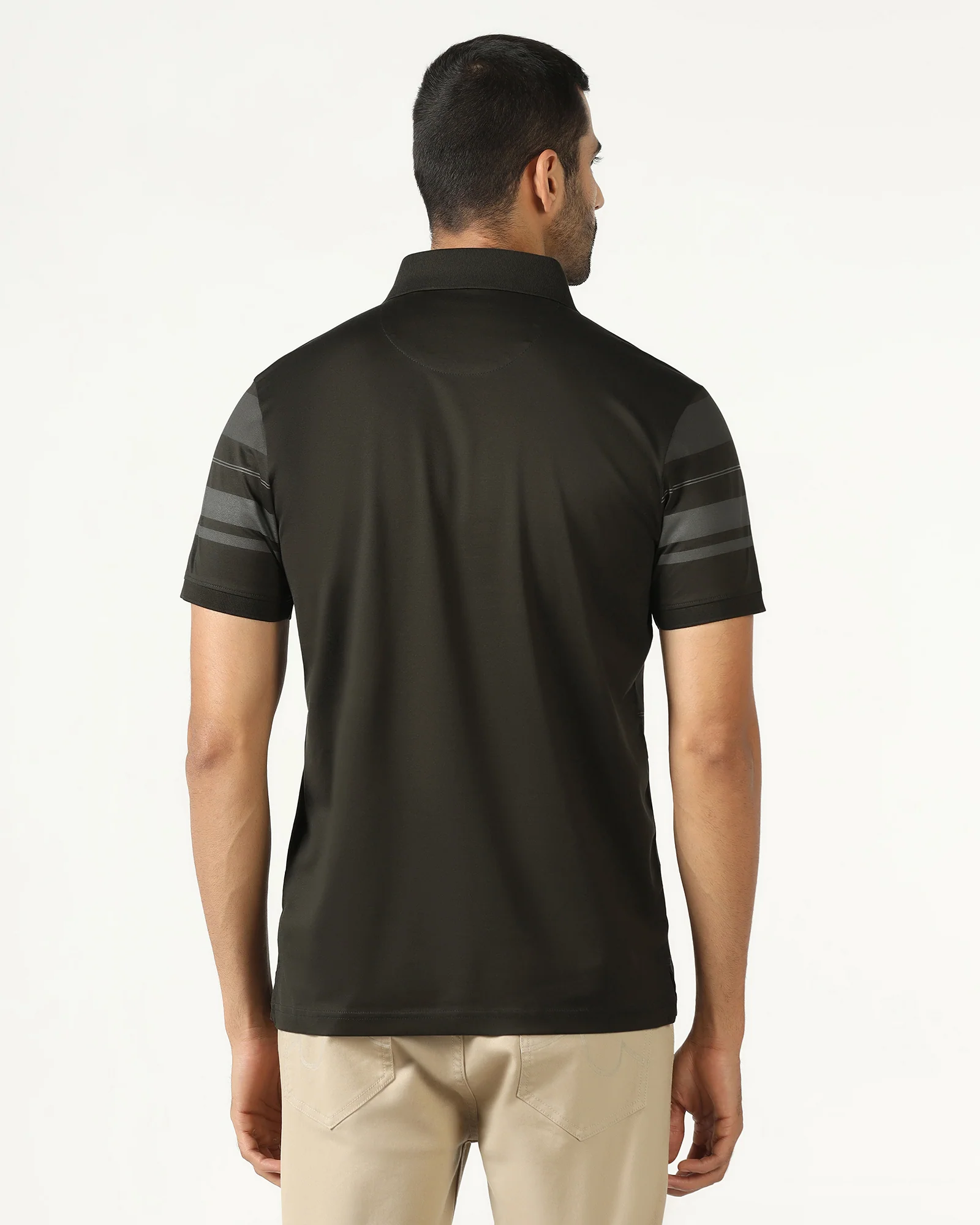 Kelp Stripe Polo - Tuck - Image 2