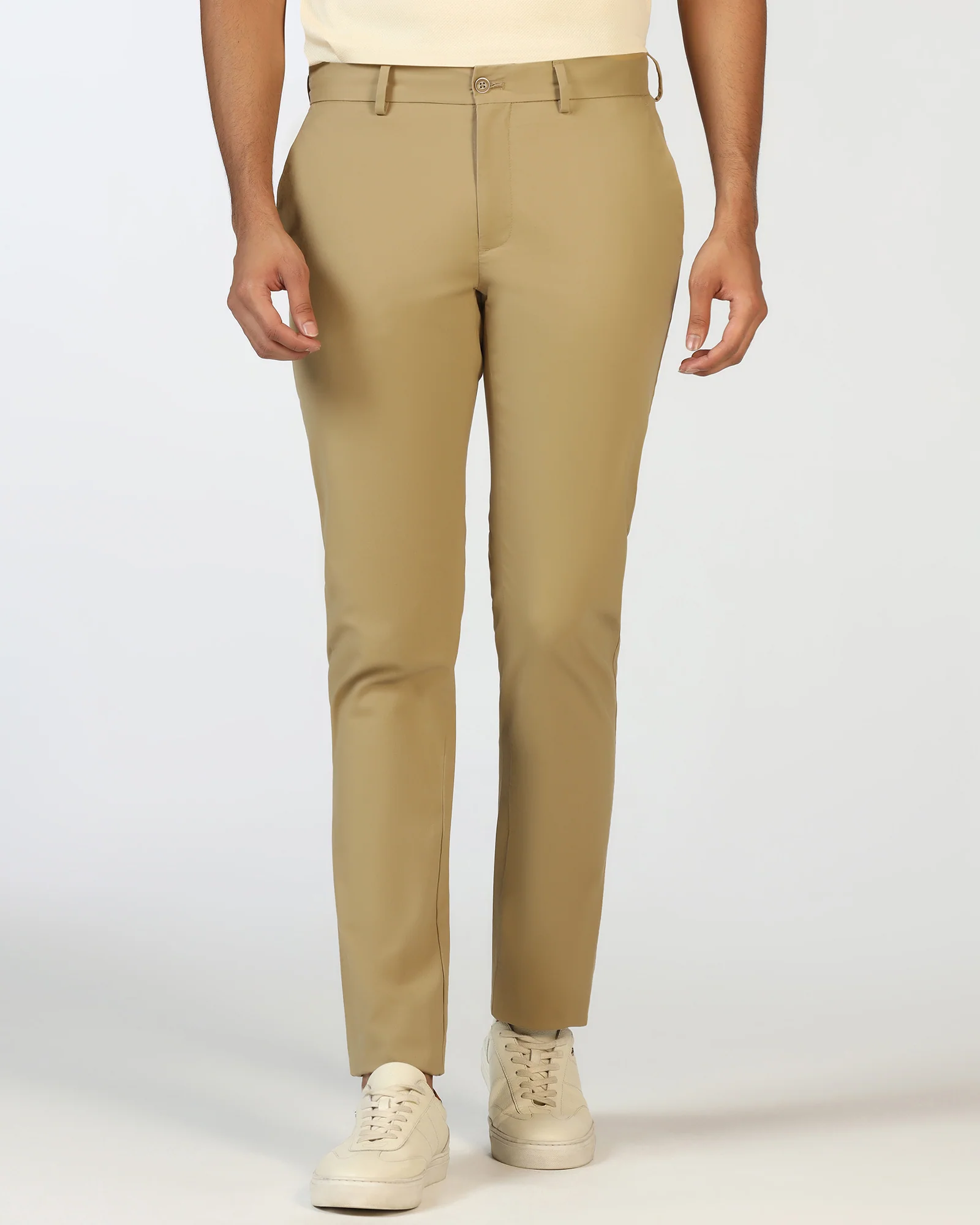 Khaki Solid Khakis - Mario - Image 3