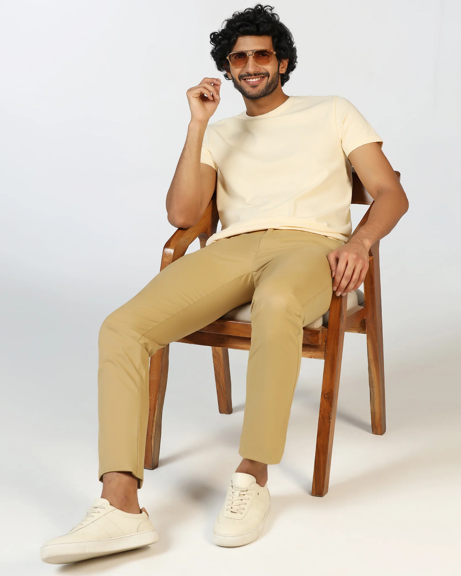 Khaki Solid Khakis - Mario - Image 7