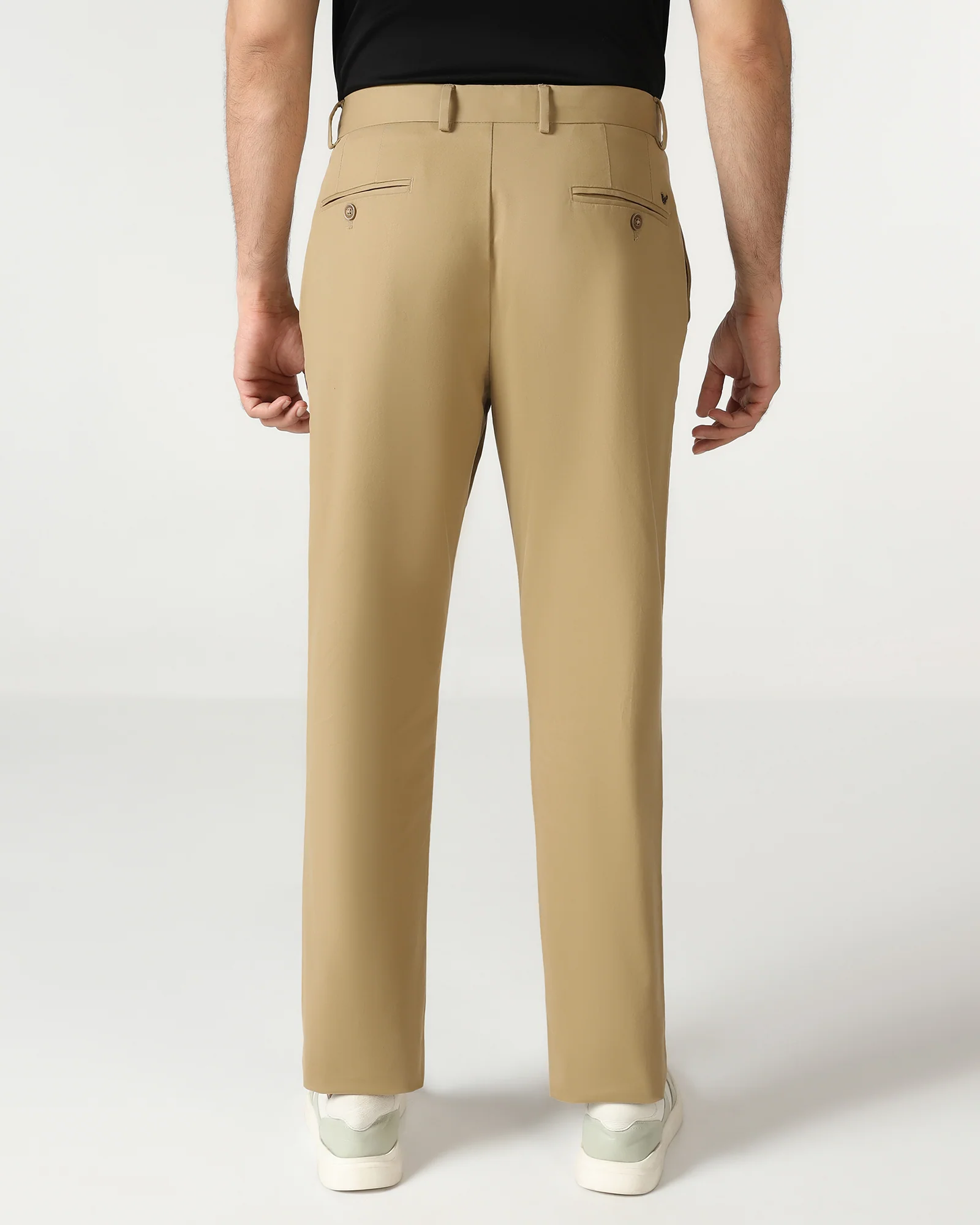 Khaki Solid Khakis - Mario - Image 2