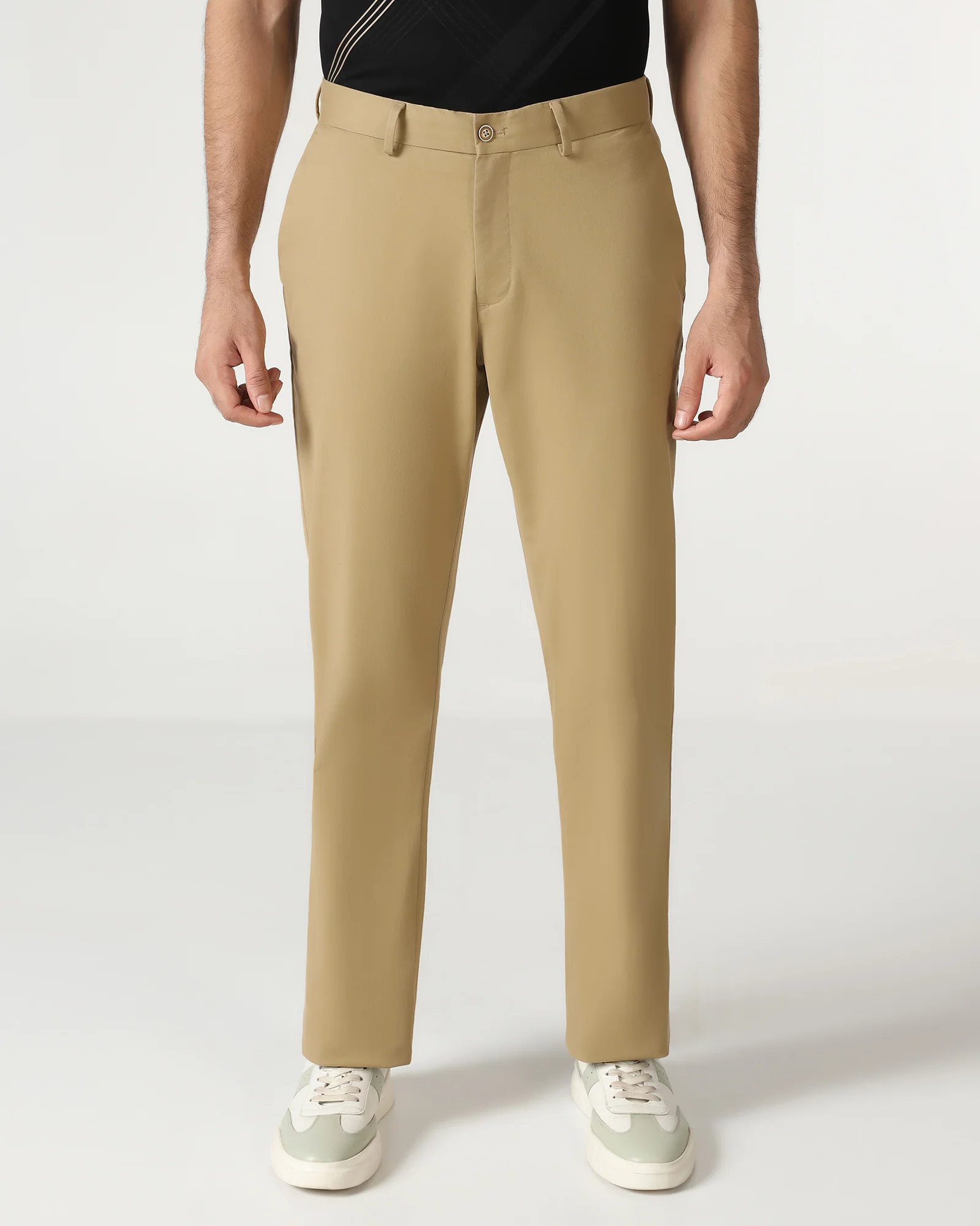 Khaki Solid Khakis - Mario - Image 3