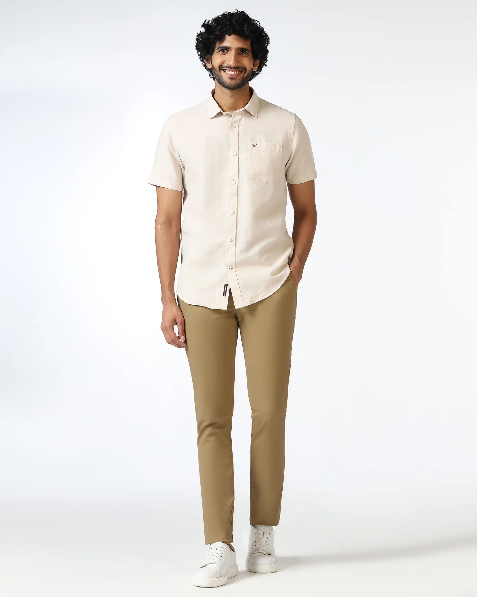 Khaki Solid Khakis - Mario
