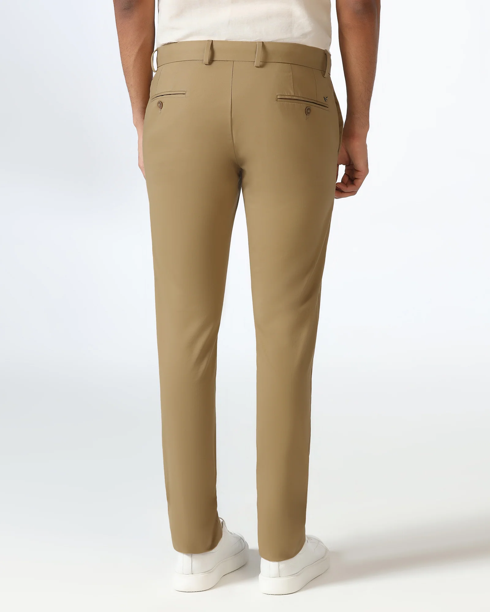Khaki Solid Khakis - Mario - Image 2