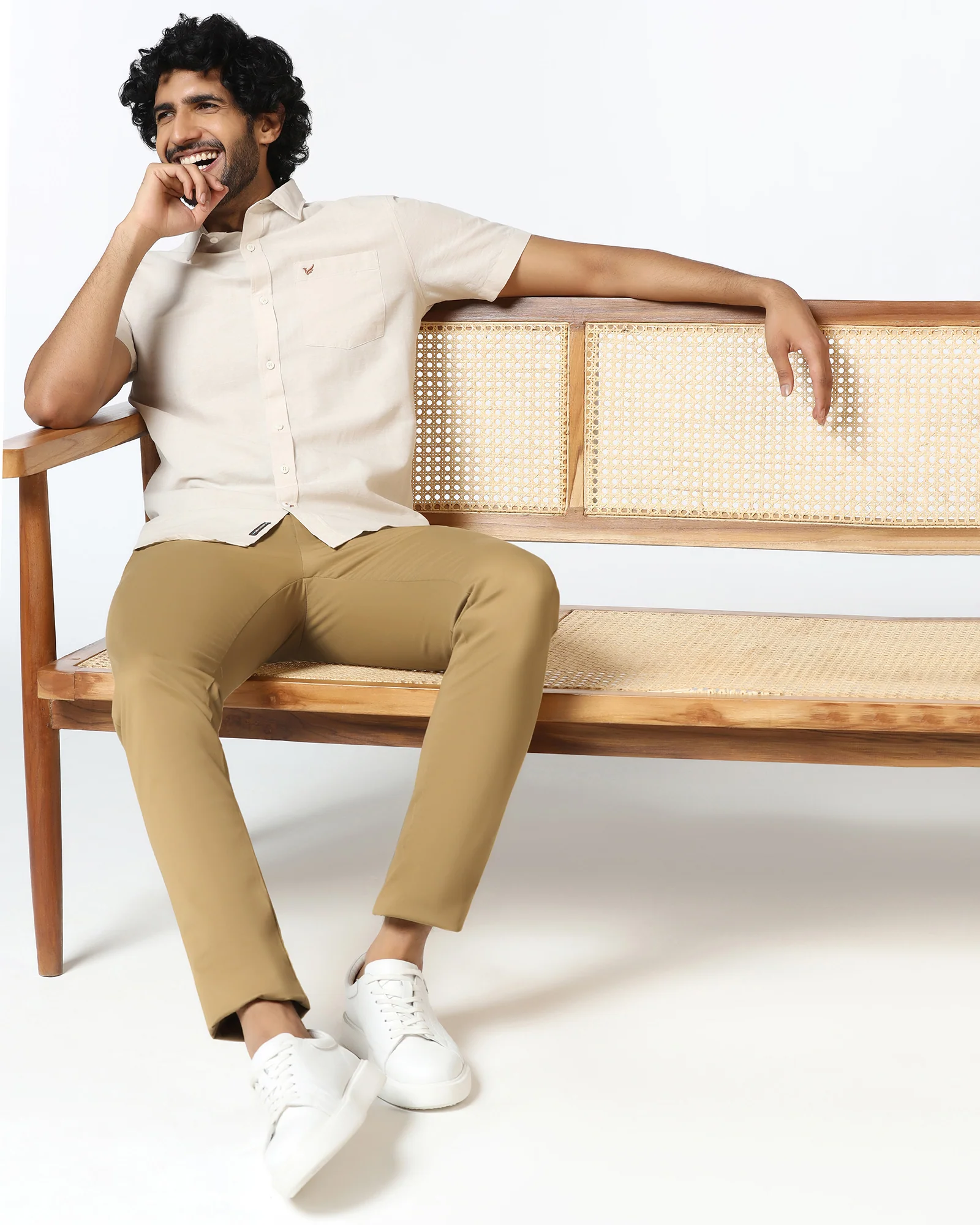 Khaki Solid Khakis - Mario - Image 7