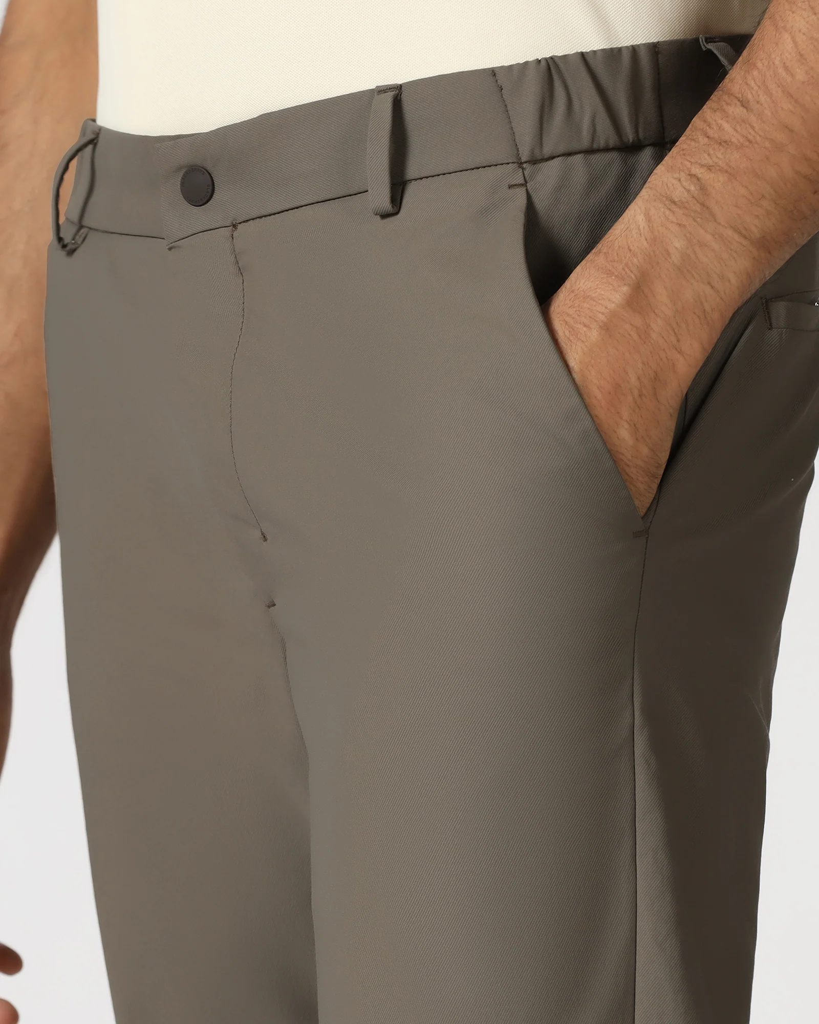 Khaki TechPro Textured Khakis - Ticino - Image 4