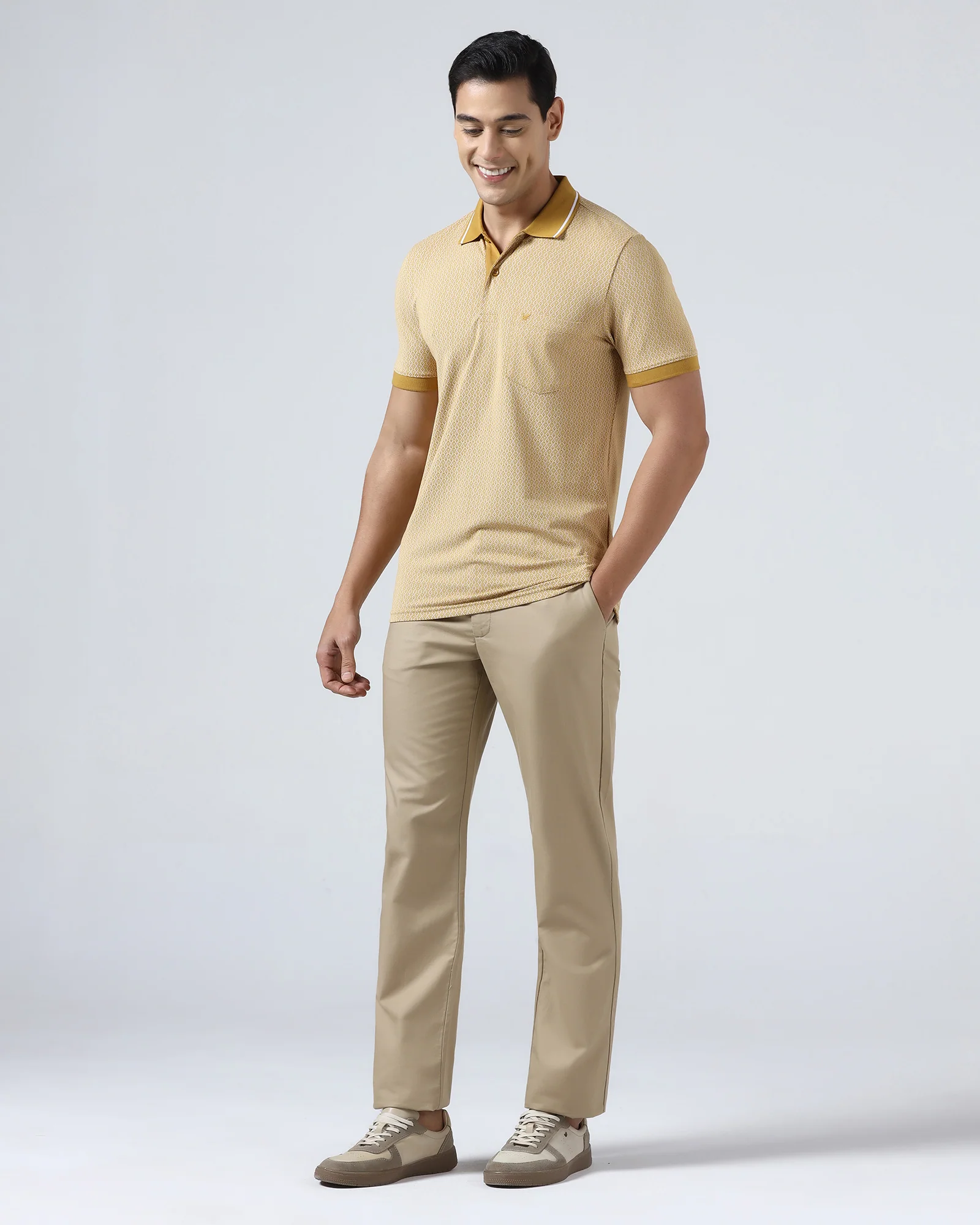 Khaki Textured Khaki - Oak