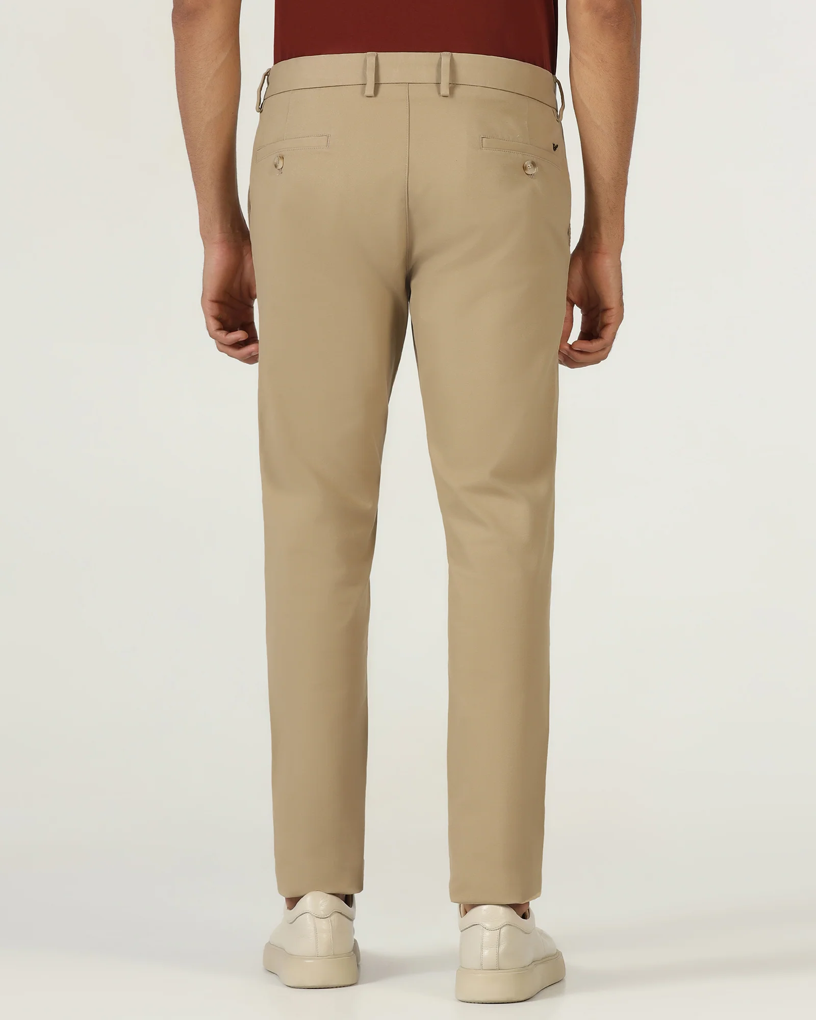 Khaki Textured Khakis - Karis - Image 2