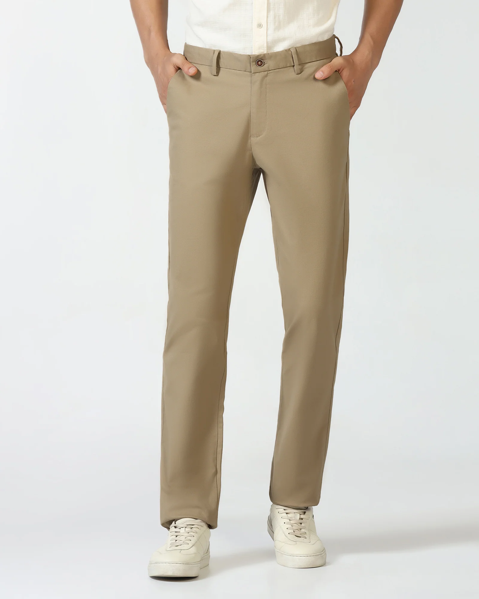 Khaki Textured Khakis - Murray - Image 3
