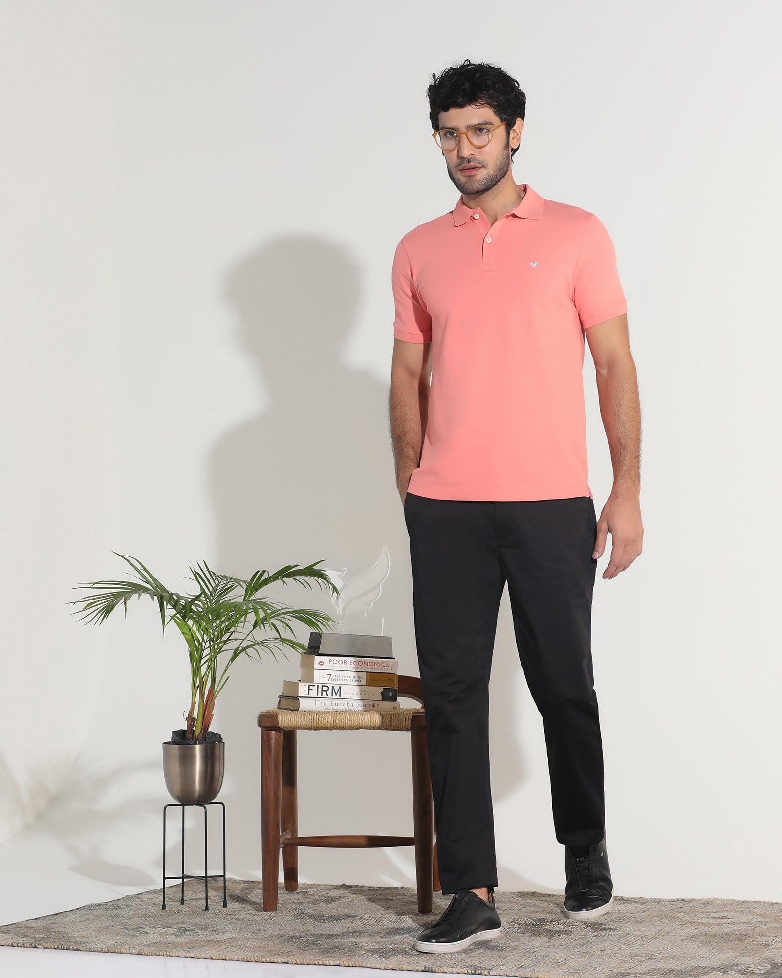 Slim Comfort B-95 Casual Knight Black Solid Khakis - Kolt - Image 3