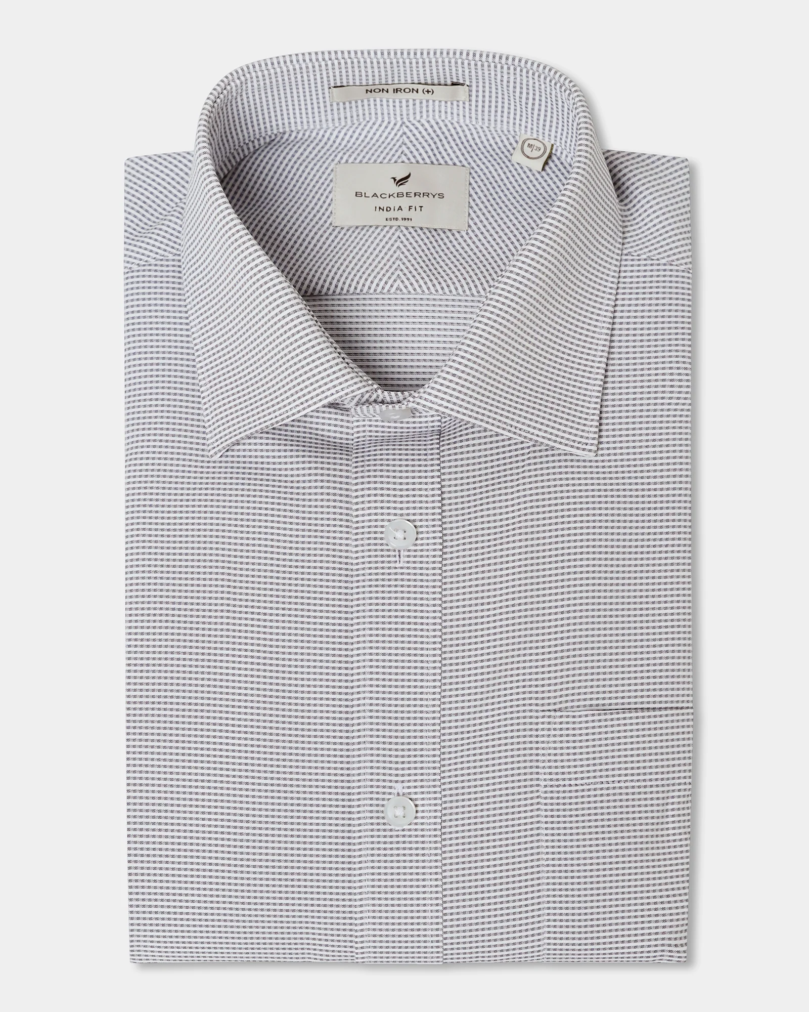 Lavender Non Iron Textured Shirt - Rise E - Image 5