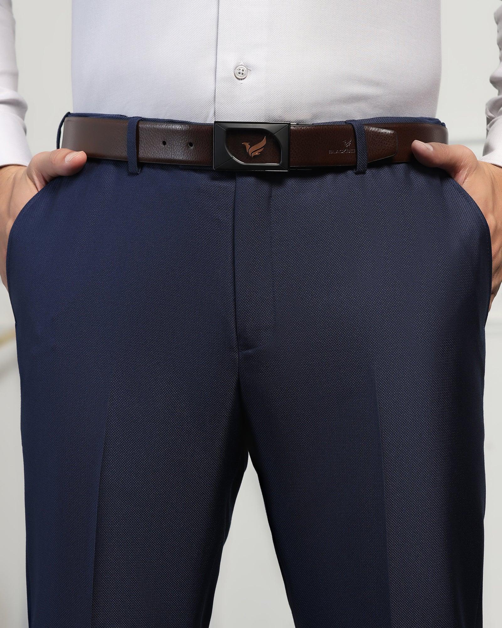 Leather Reversible Black & Brown Solid Belt - Urimon - Image 7