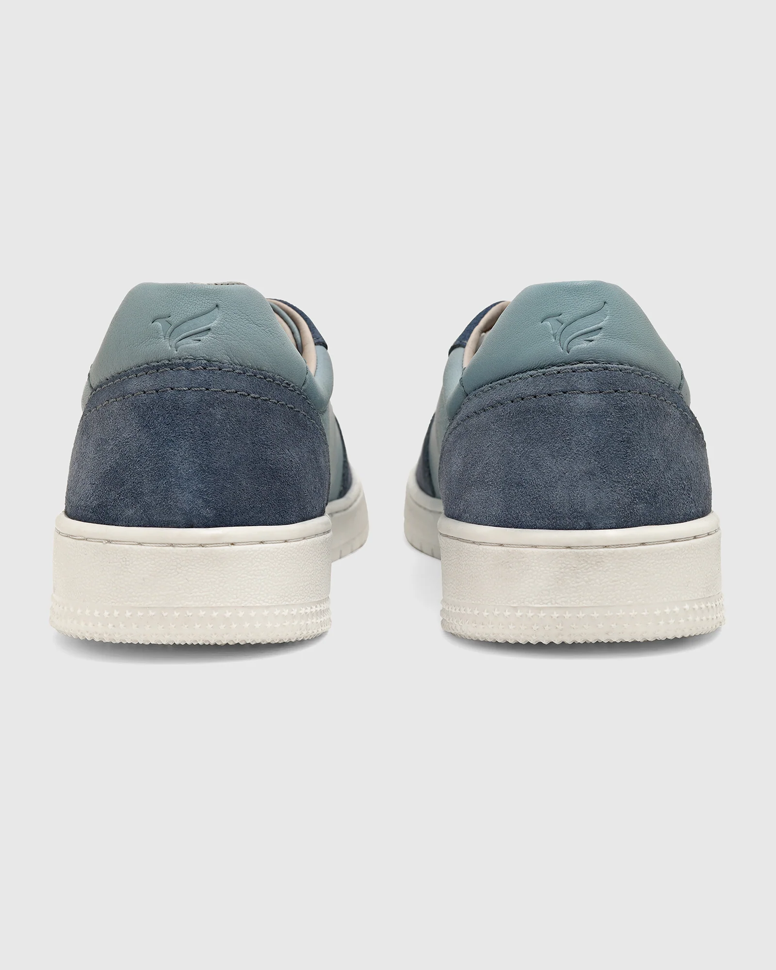 Leather Blue Solid Sneakers - Venice - Image 8