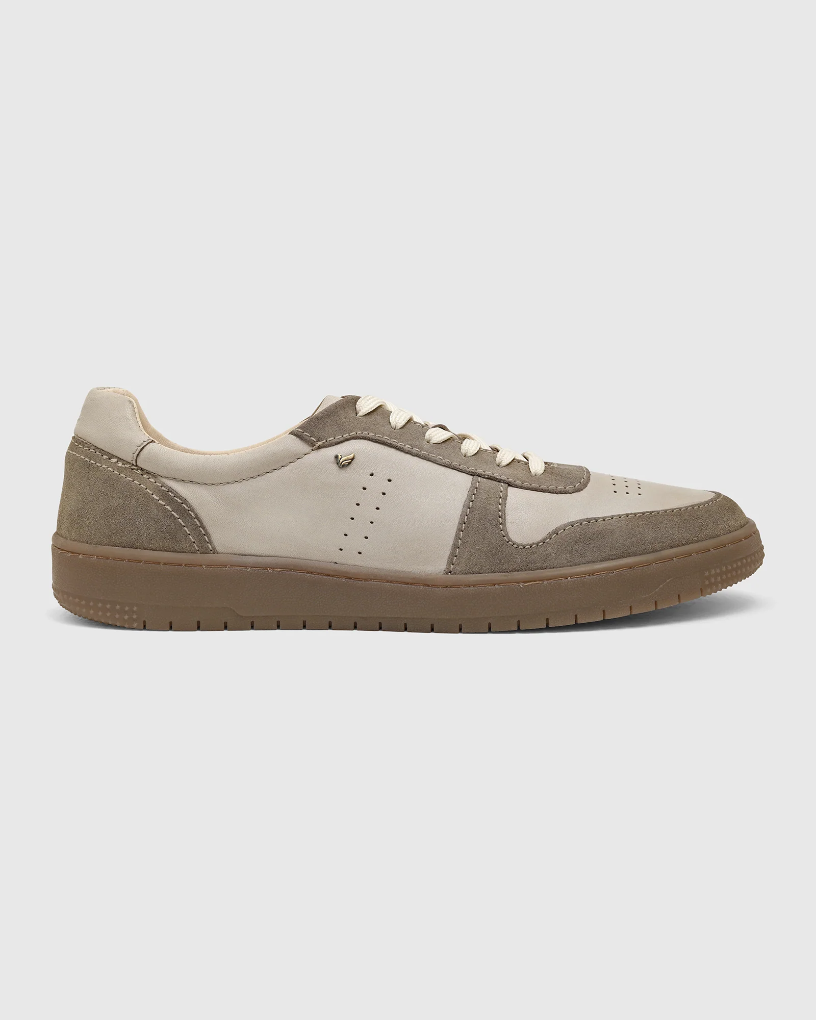 Leather Brown Solid Sneakers - Venice - Image 3