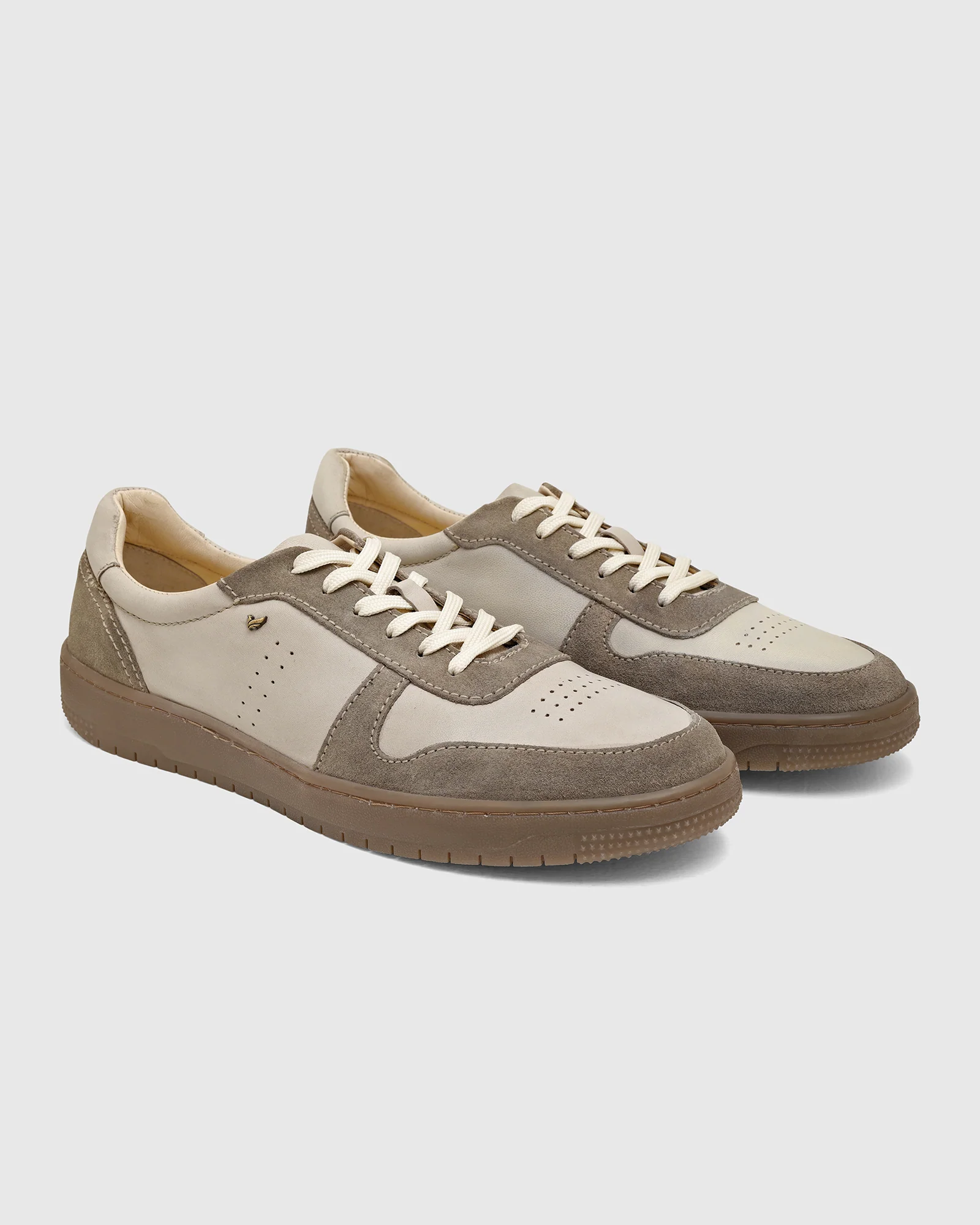 Leather Brown Solid Sneakers - Venice - Image 4