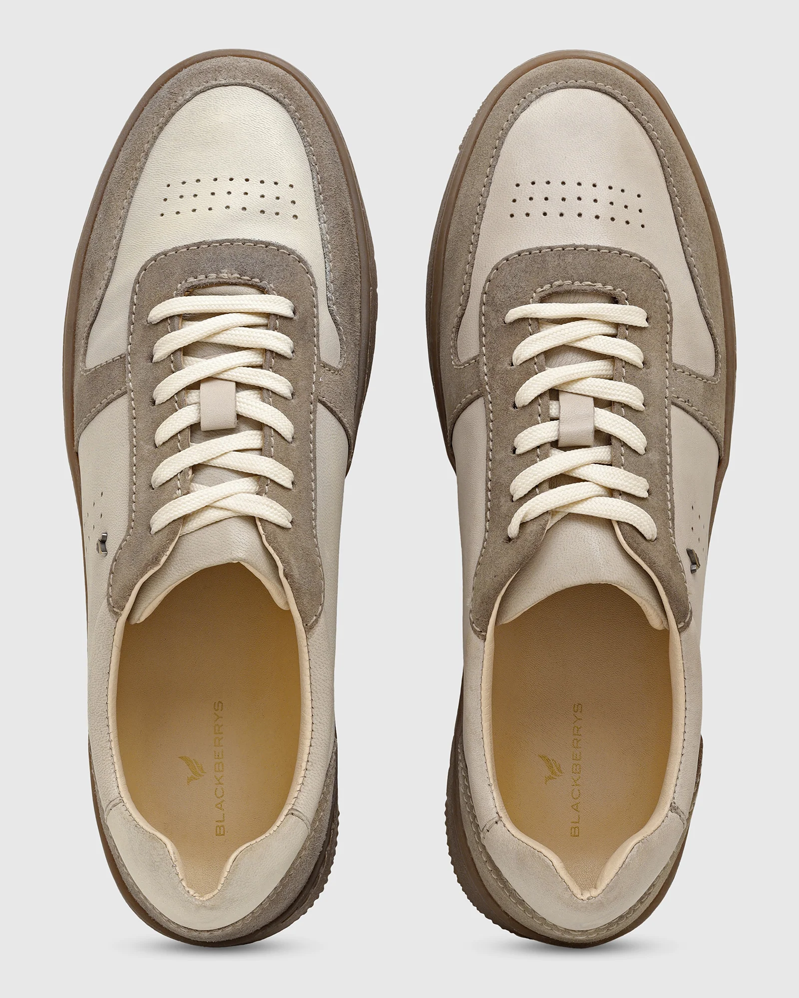 Leather Brown Solid Sneakers - Venice - Image 5