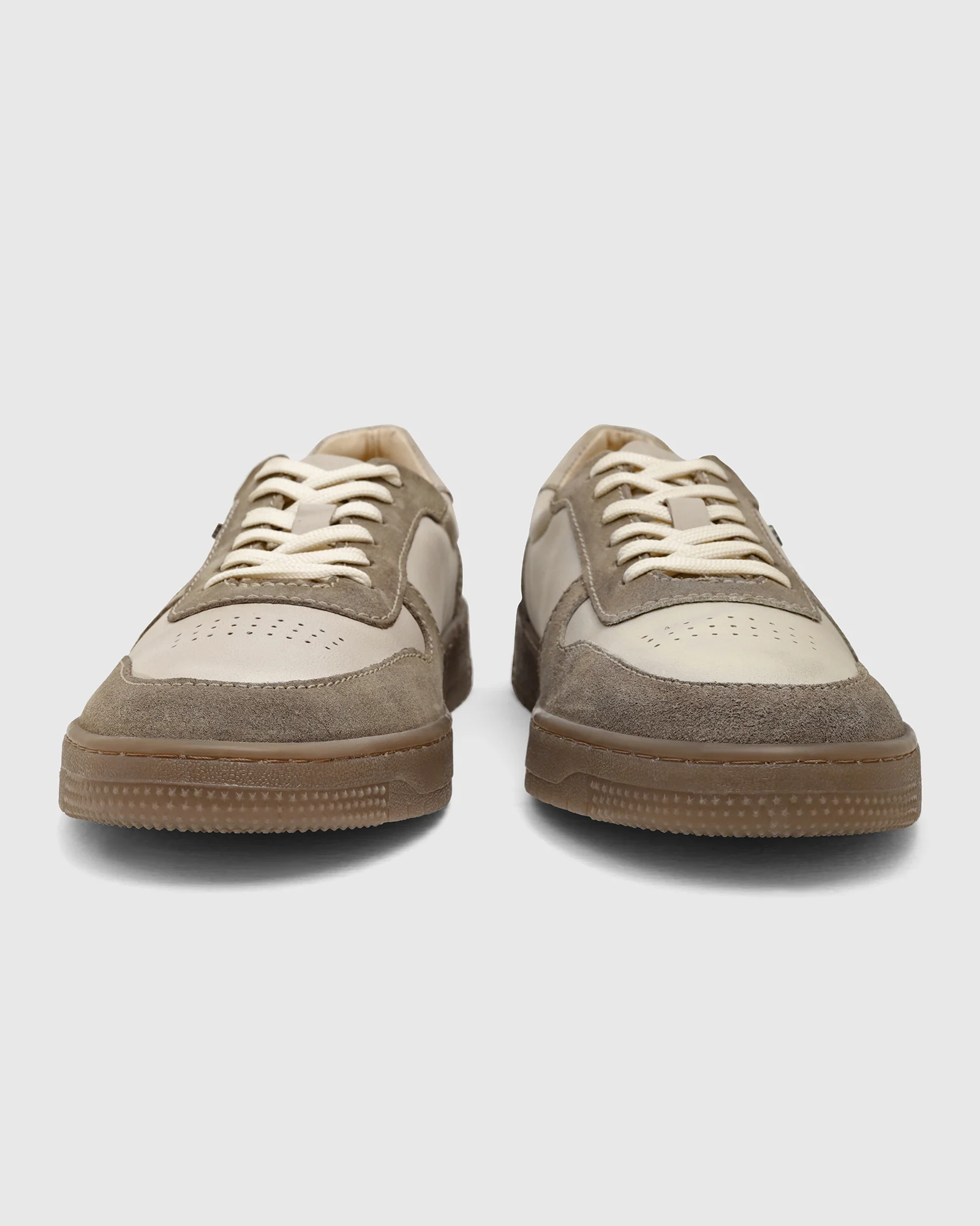 Leather Brown Solid Sneakers - Venice - Image 7