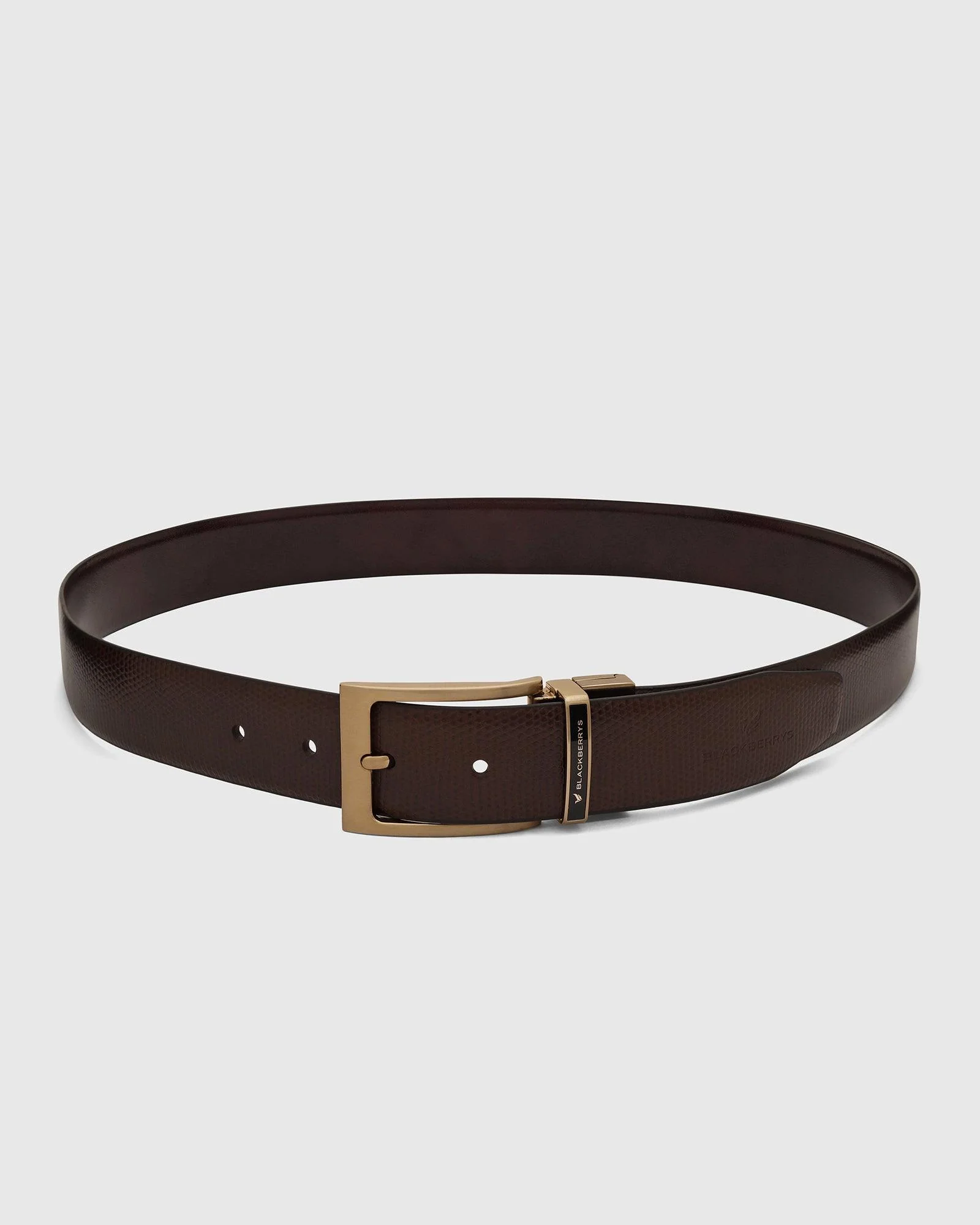 Leather Reversible Brown & Tan Belt - Uliva - Image 5