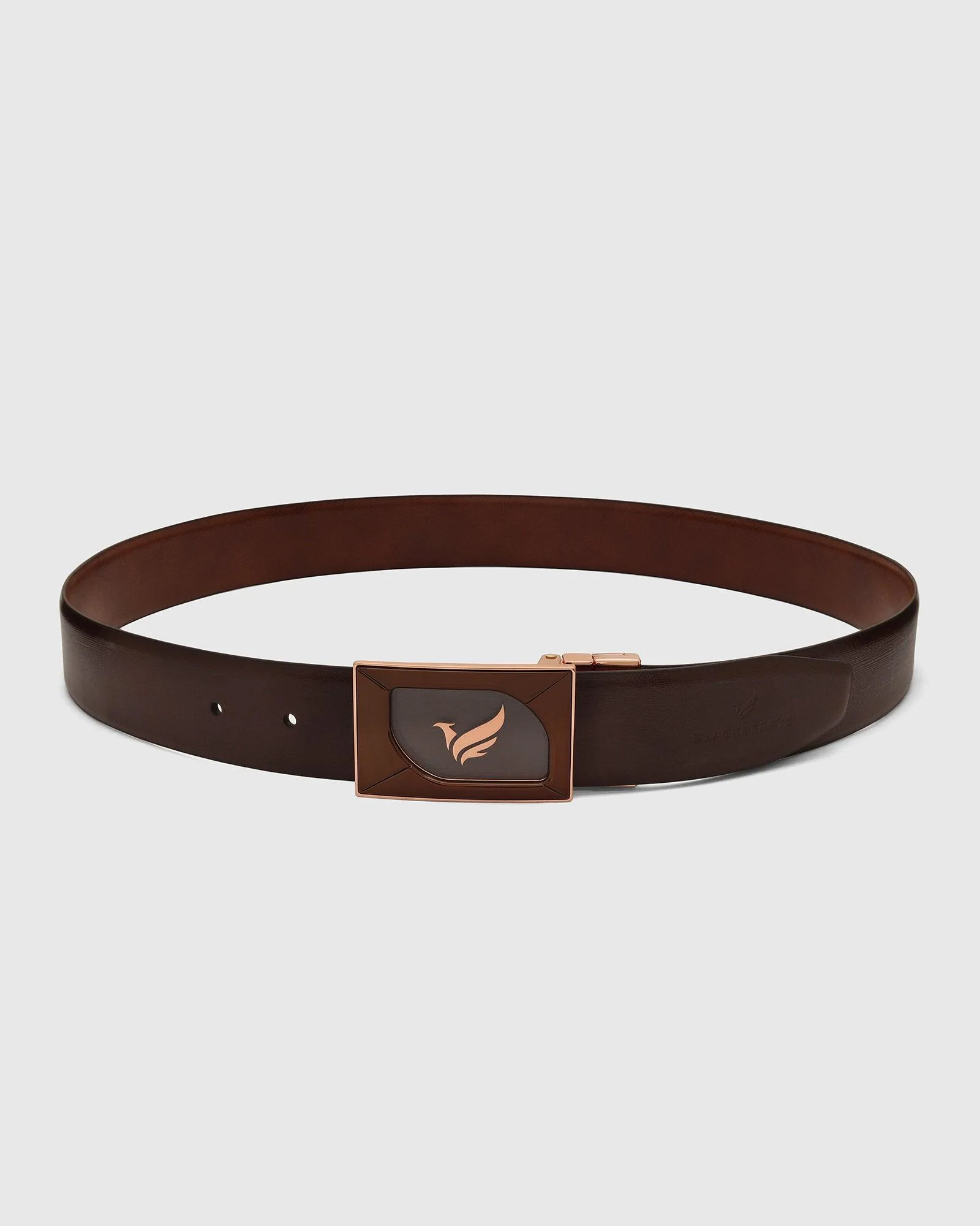 Leather Reversible Brown & Tan Solid Belt - Urimon - Image 5