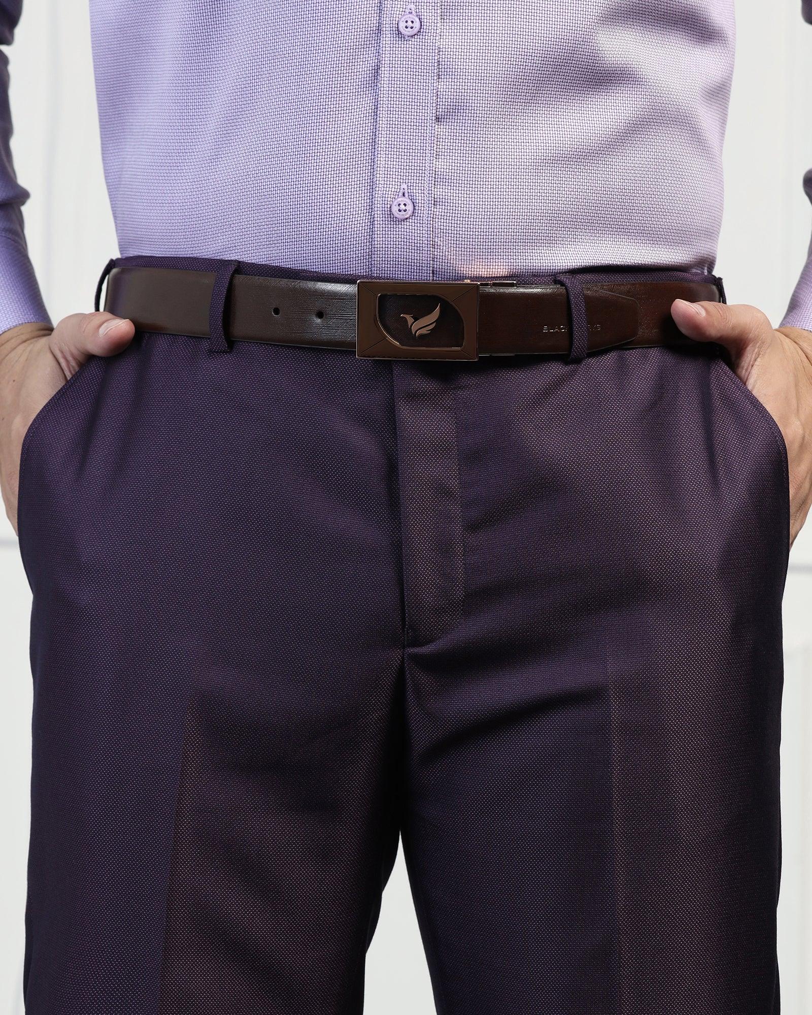 Leather Reversible Brown & Tan Solid Belt - Urimon - Image 7