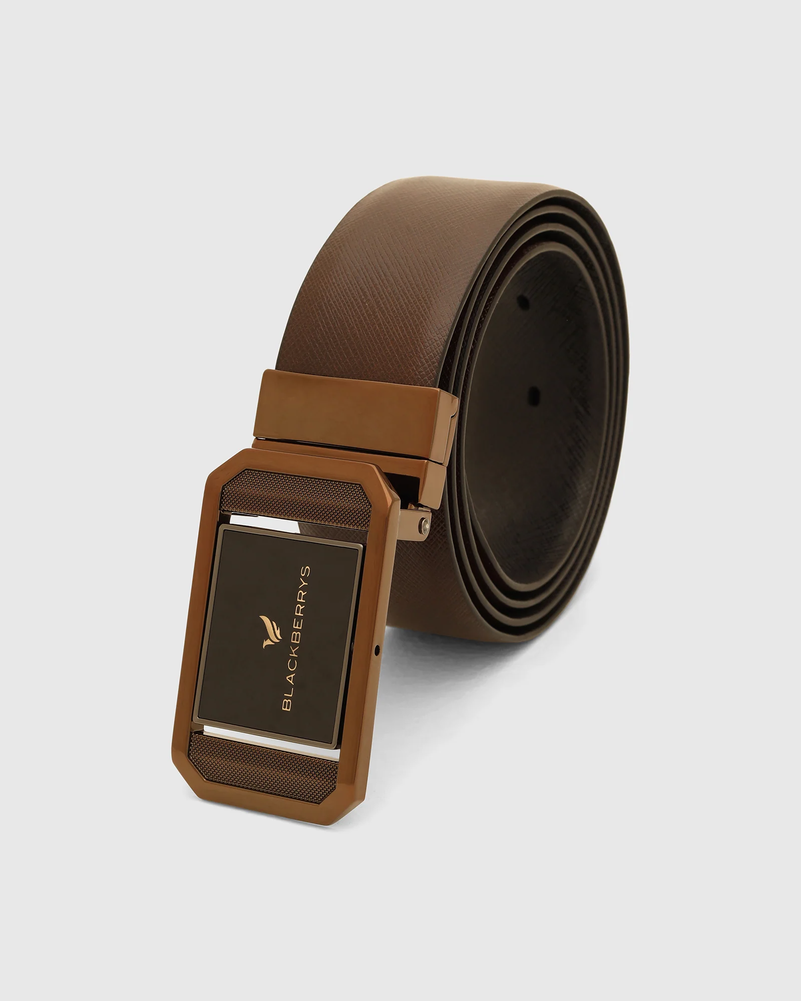 Leather Reversible Black & Brown Solid Belt - Vitor - Image 4