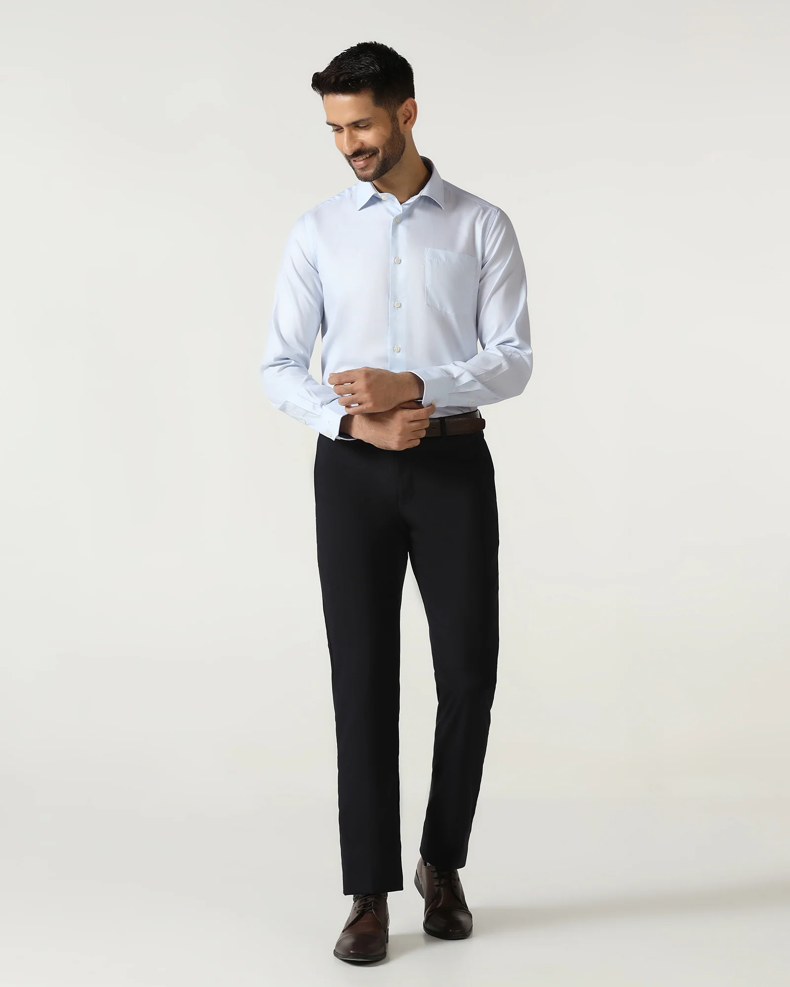 Light Blue Solid Shirt - Rally - Image 3