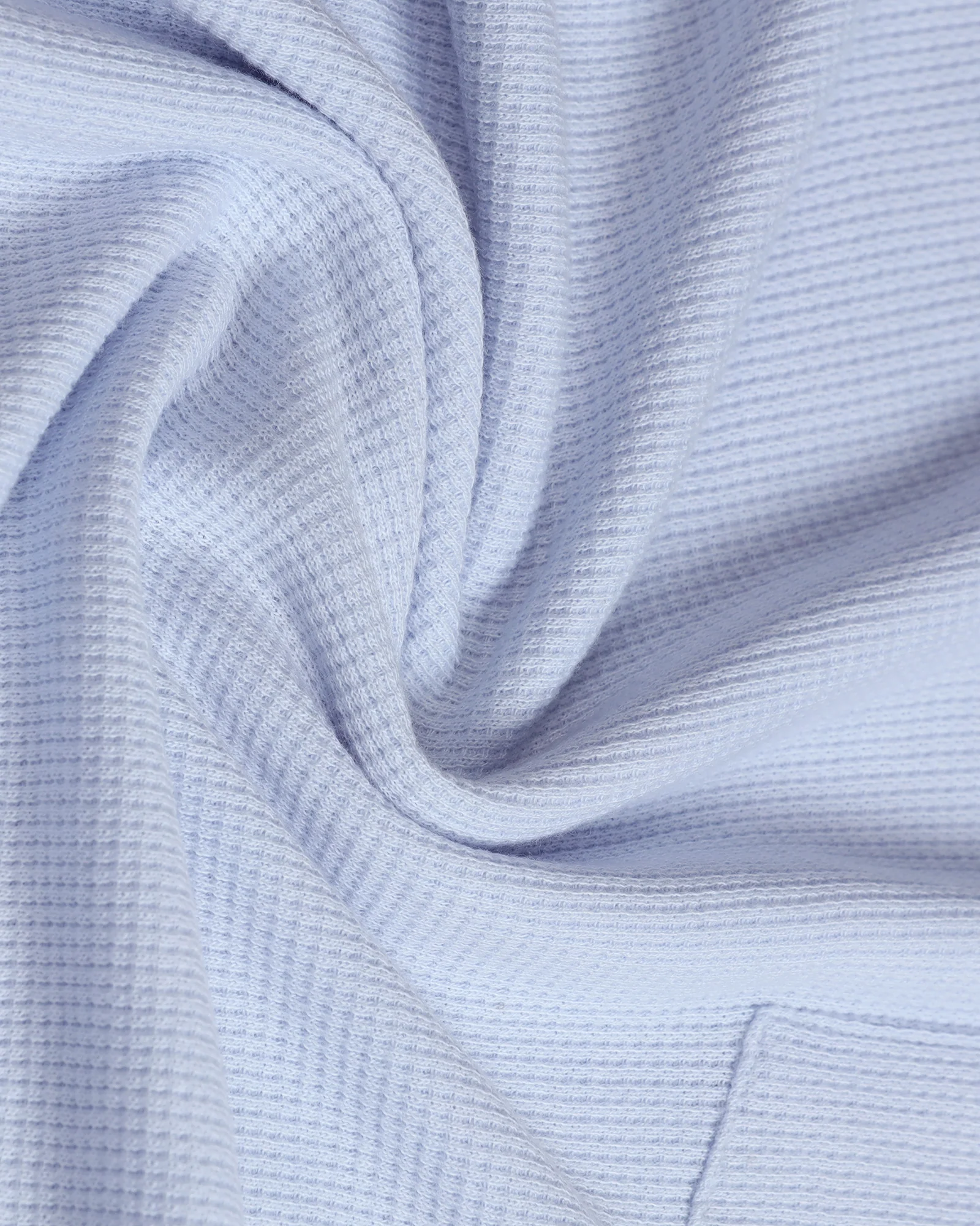 Light Blue Textured Polo - Contra - Image 6
