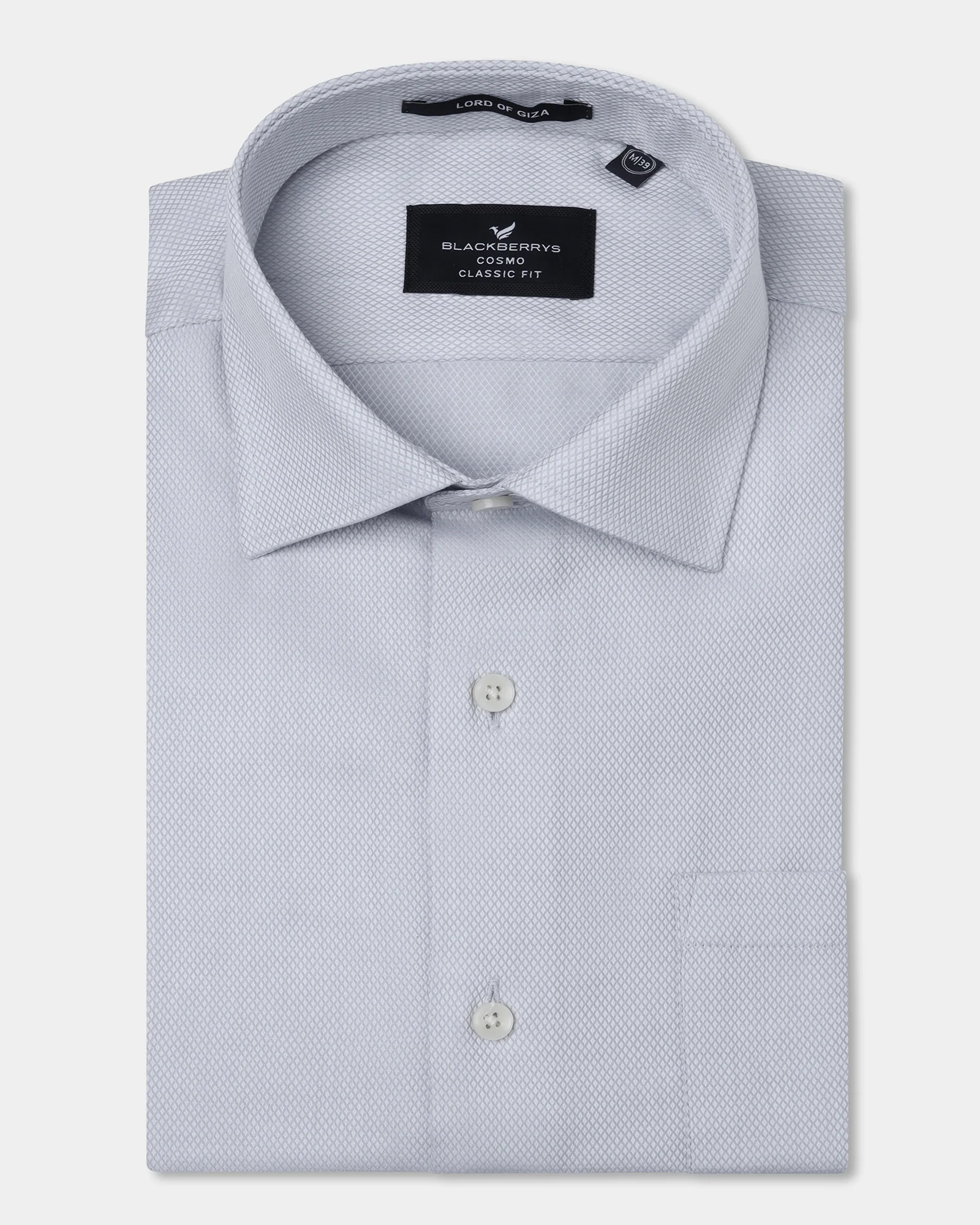 Light Blue Textured Shirt - Quinn - Image 5