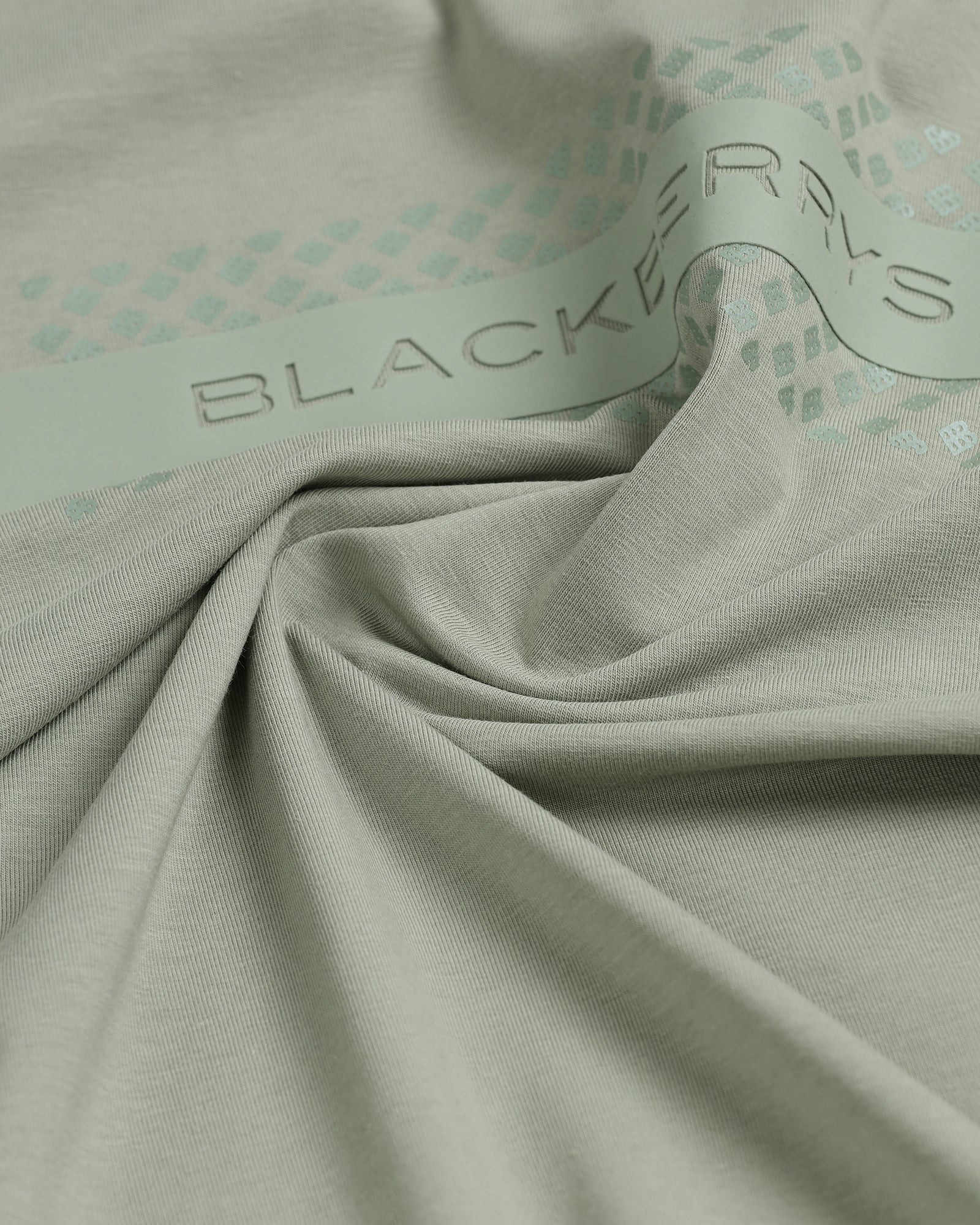 Light Green Crew Neck Solid T-Shirt - Zoro - Image 6