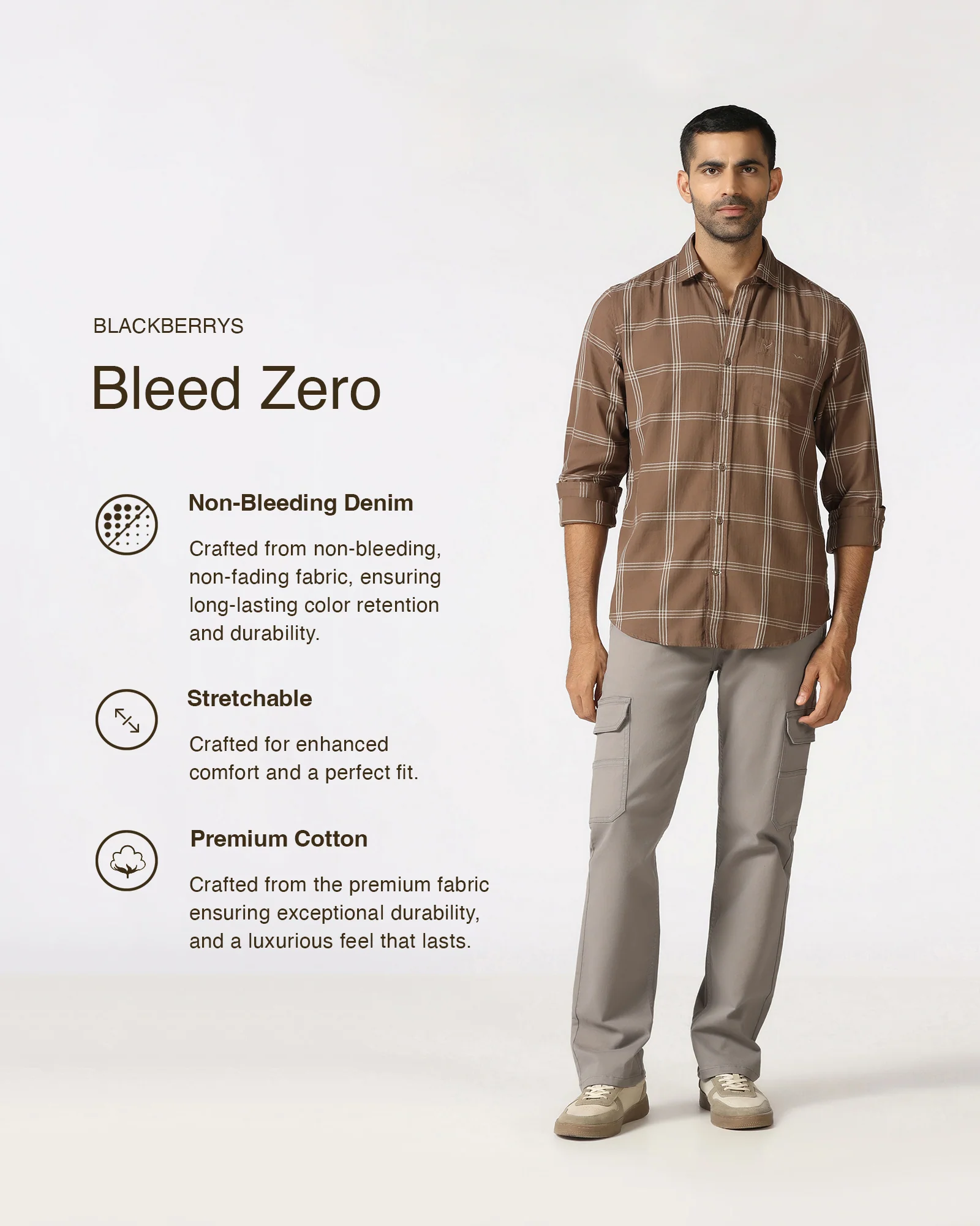 Light Grey Bleed Zero Straight Comfort Jeans - Hans - Image 3