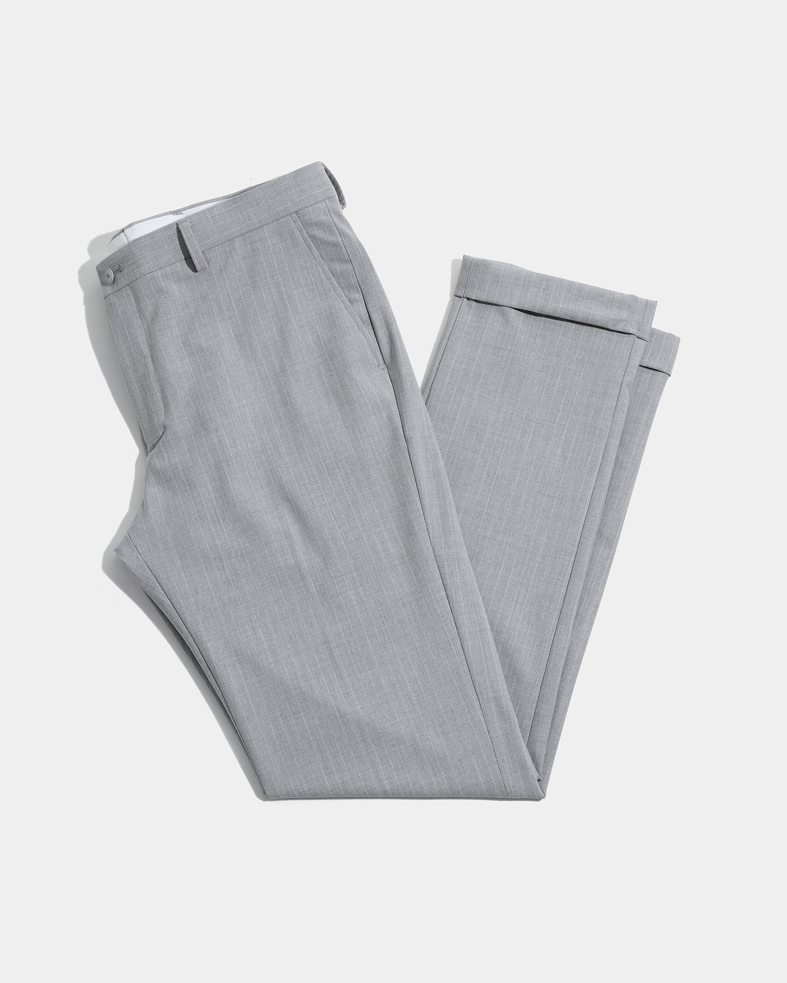 Light Grey Stripe Trouser - Warren - Image 5