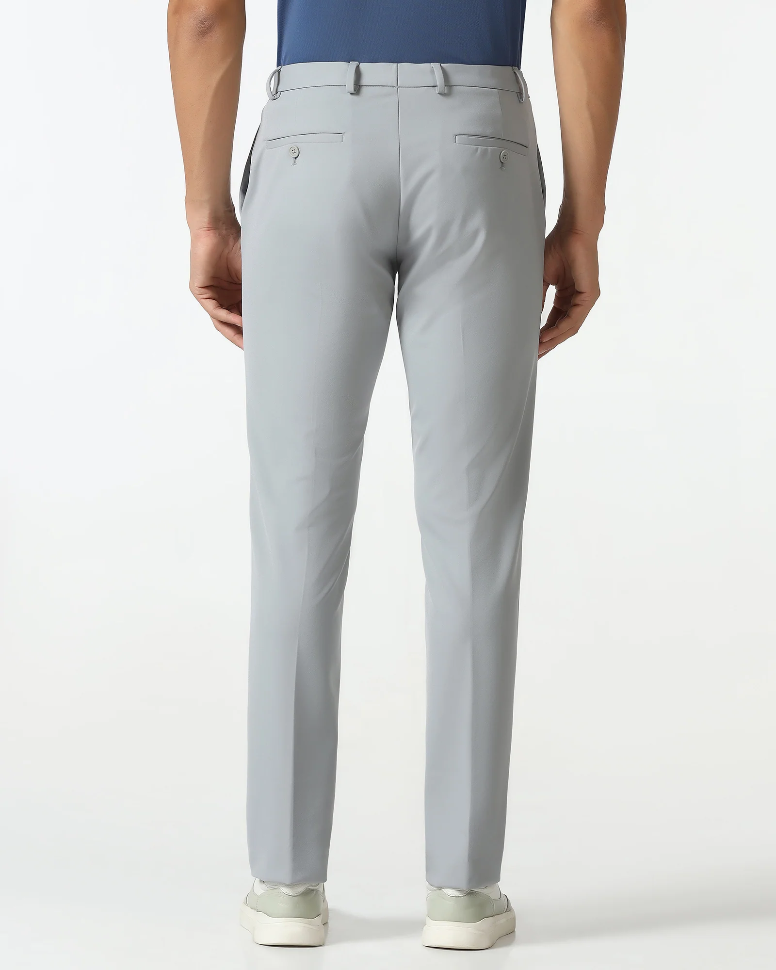Light Grey TechPro Solid Trouser - Ashley - Image 2