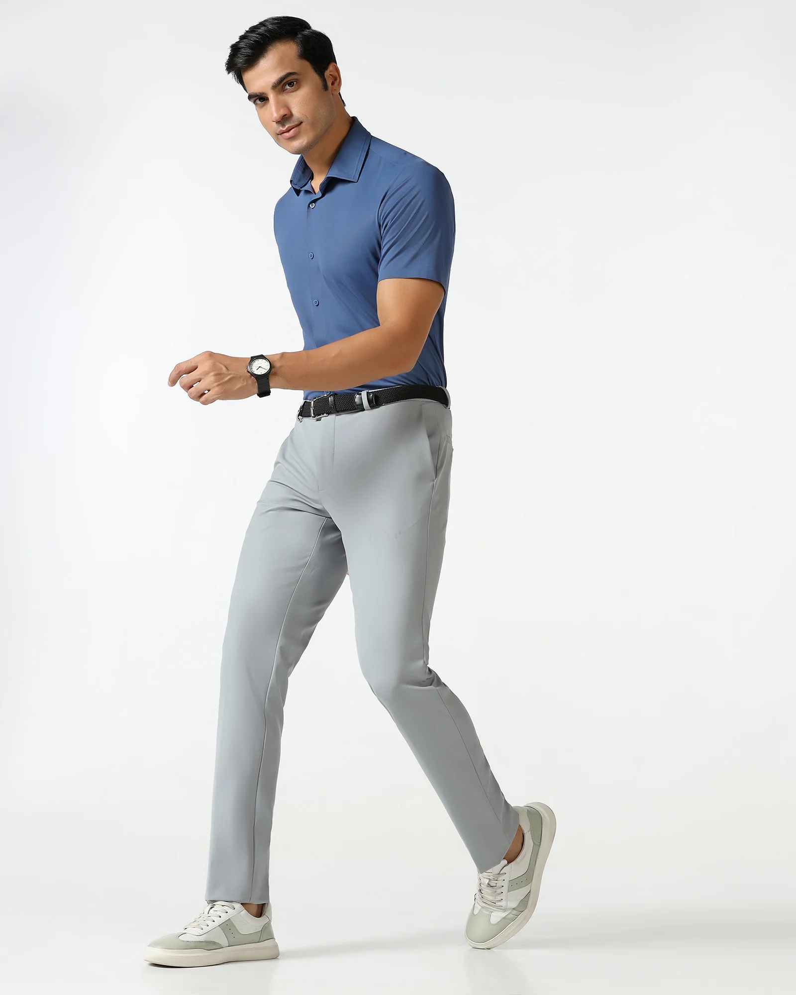 Light Grey TechPro Solid Trouser - Ashley - Image 5