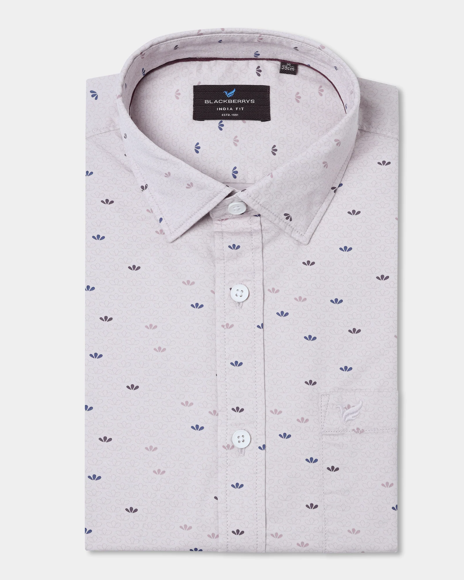 Lilac Printed Shirt - Tobas - Image 5