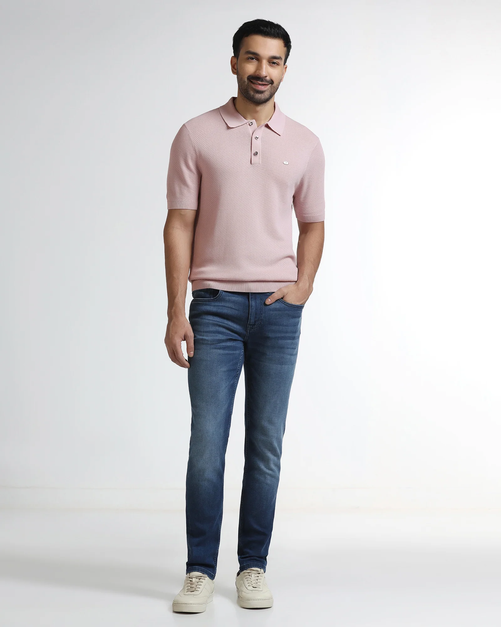 Lilac Solid Polo - Yuto - Image 7