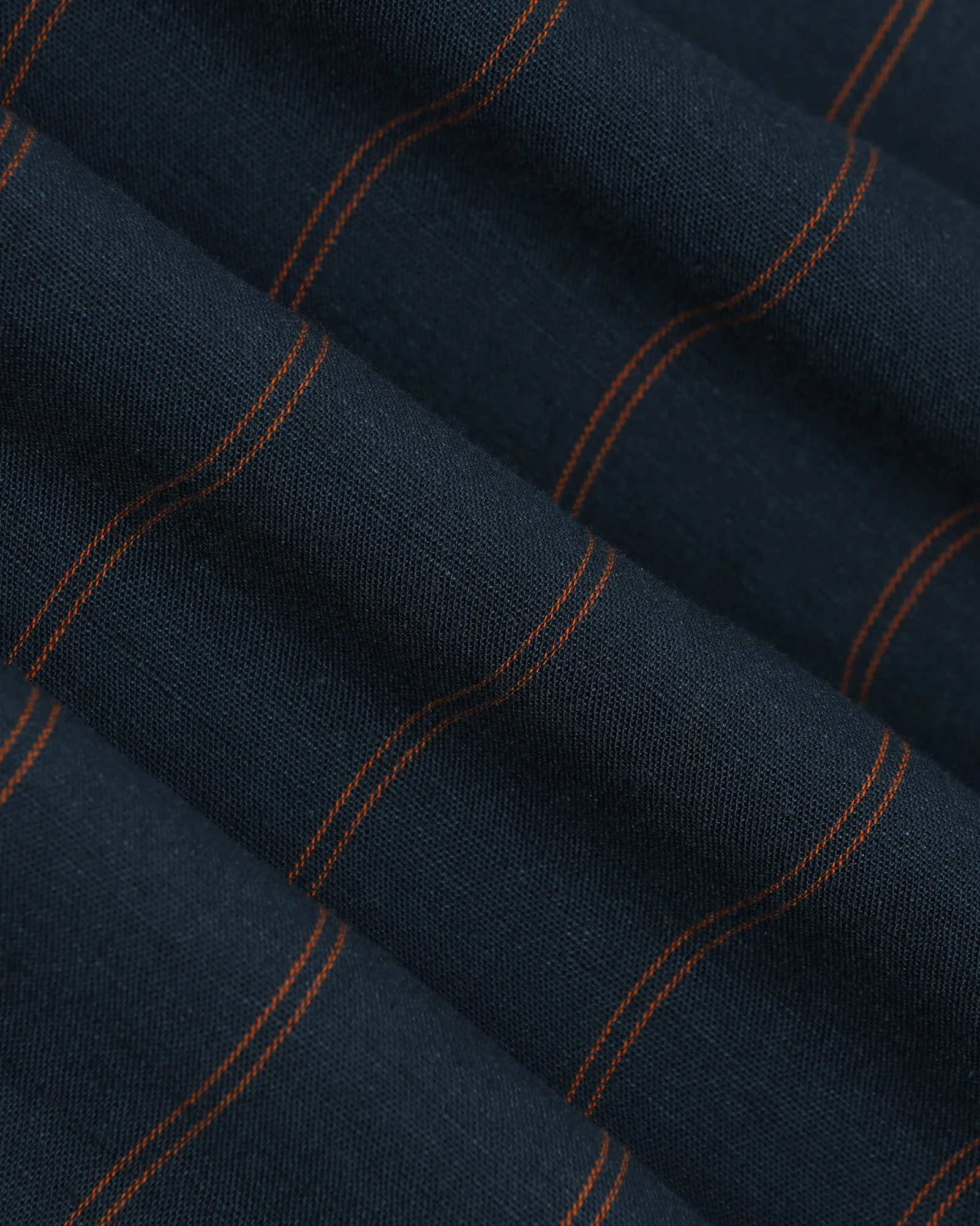 Linen Casual Navy Stripe Shirt - Darcom - Image 6