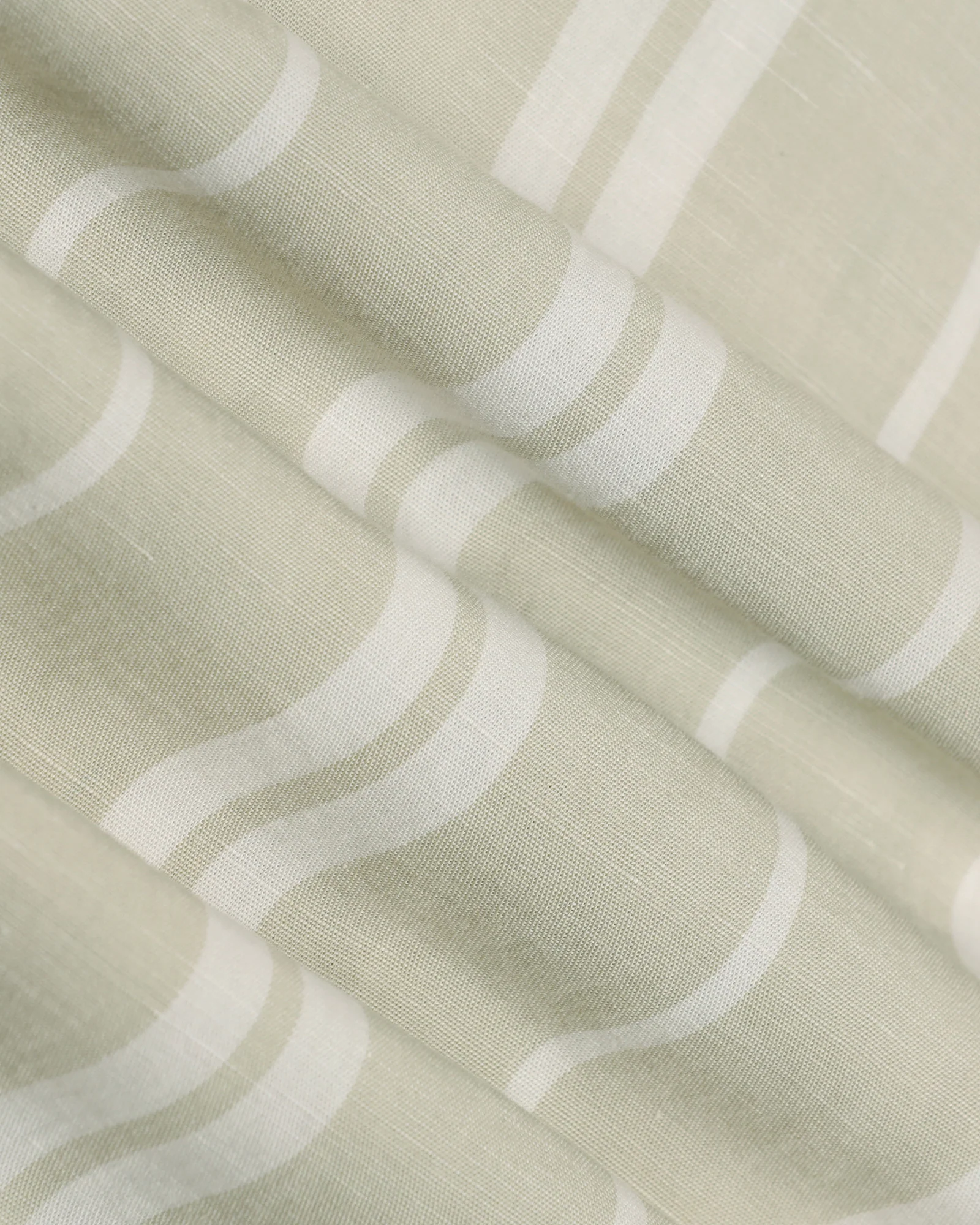 Linen Casual Pistachio Stripe Shirt - Breton - Image 6
