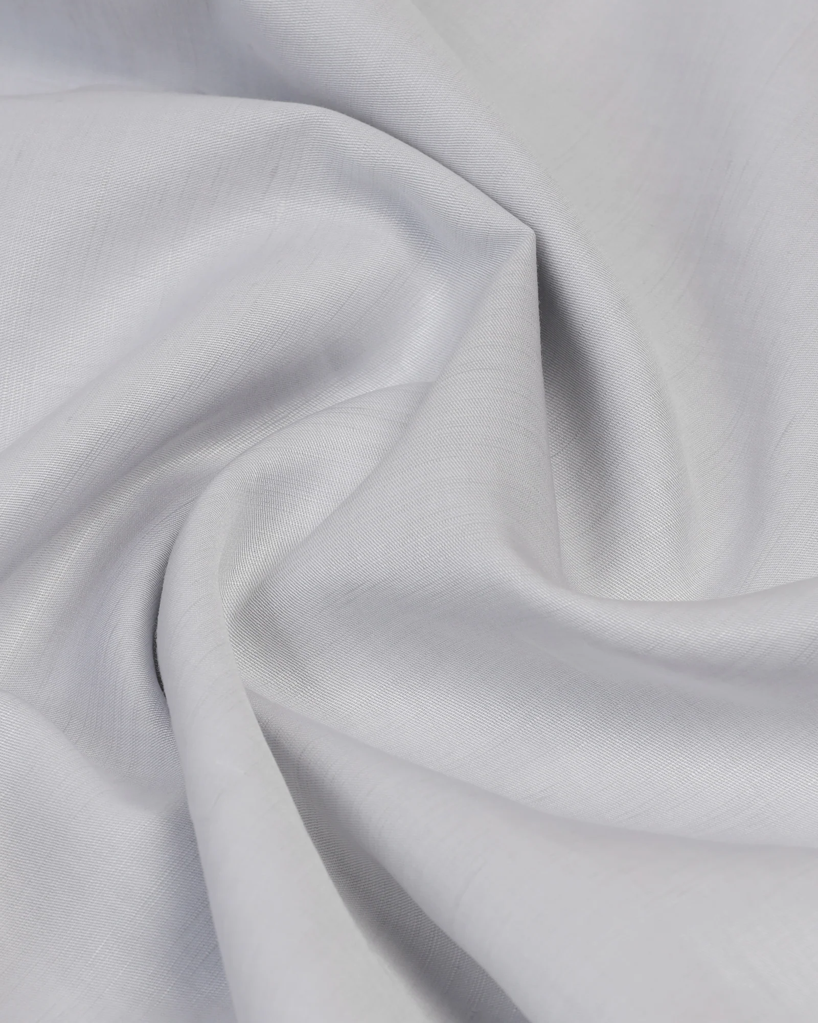 Linen Formal Ash Grey Solid Shirt - Save - Image 6