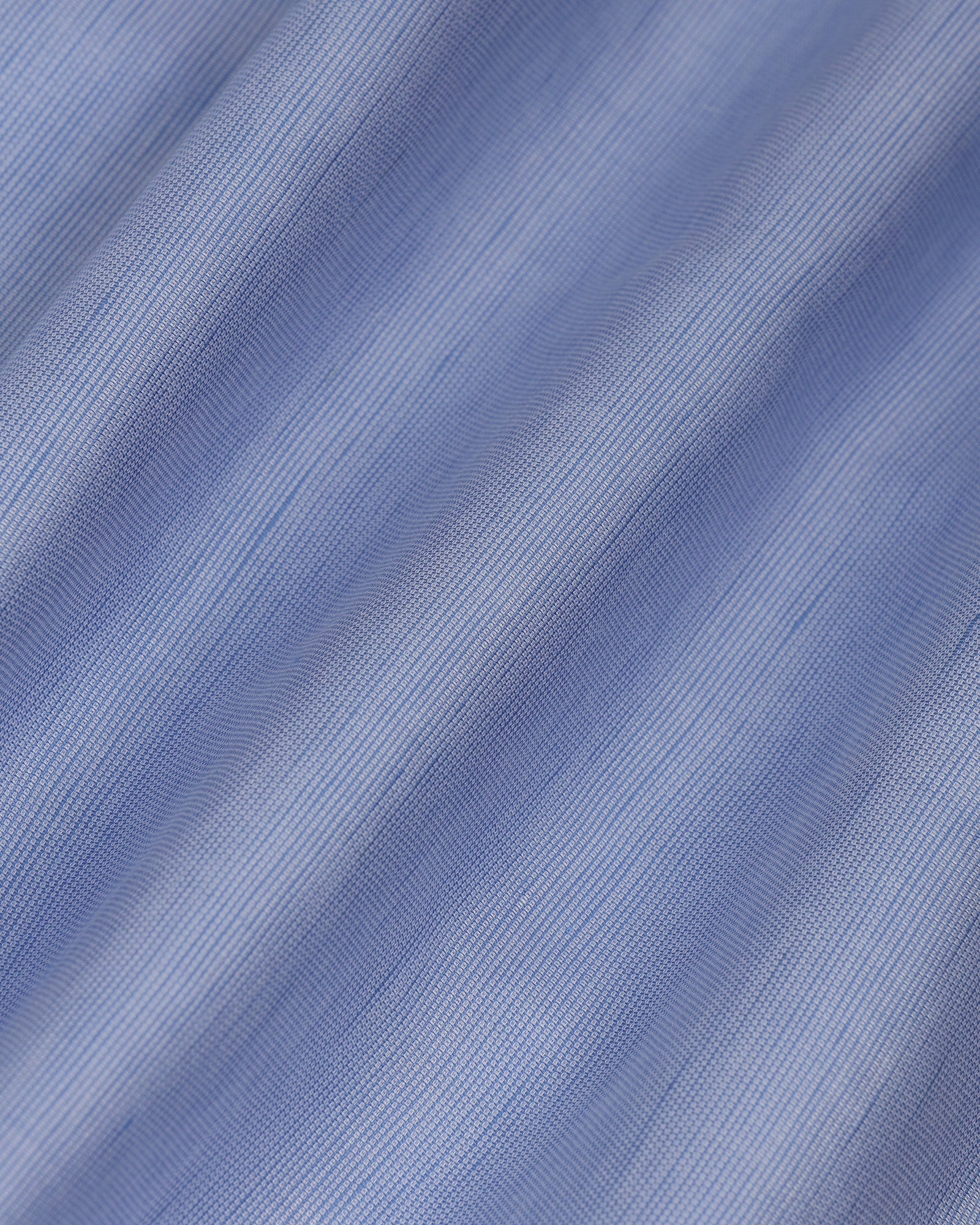 Linen Formal Blue Textured Shirt - Sand - Image 6